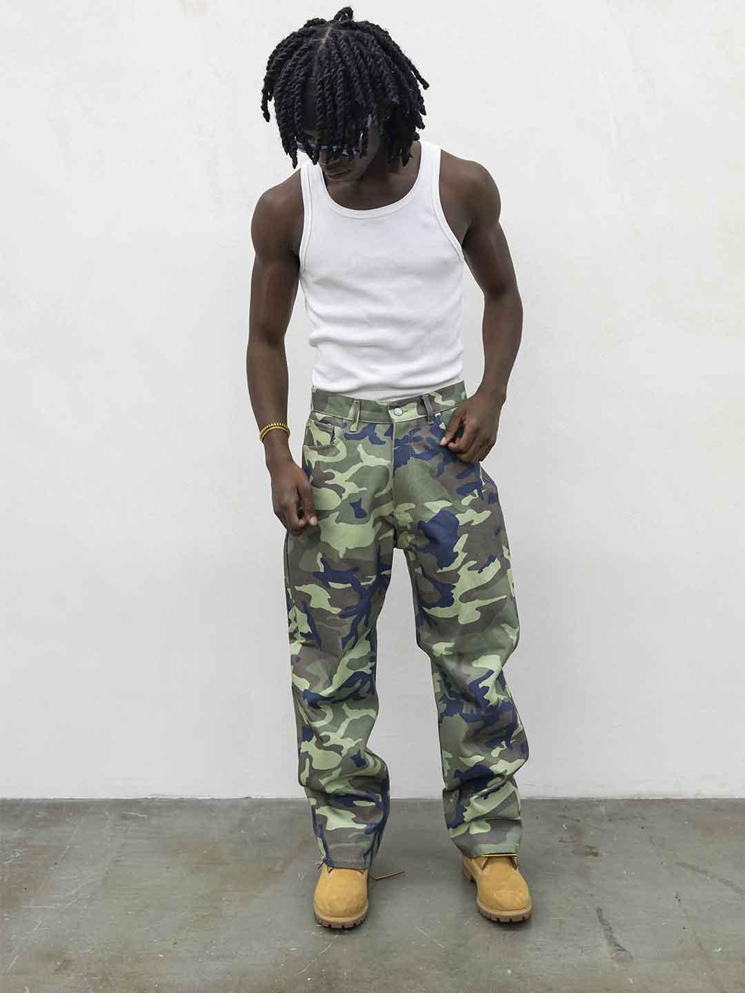 Present Day jeans camouflage