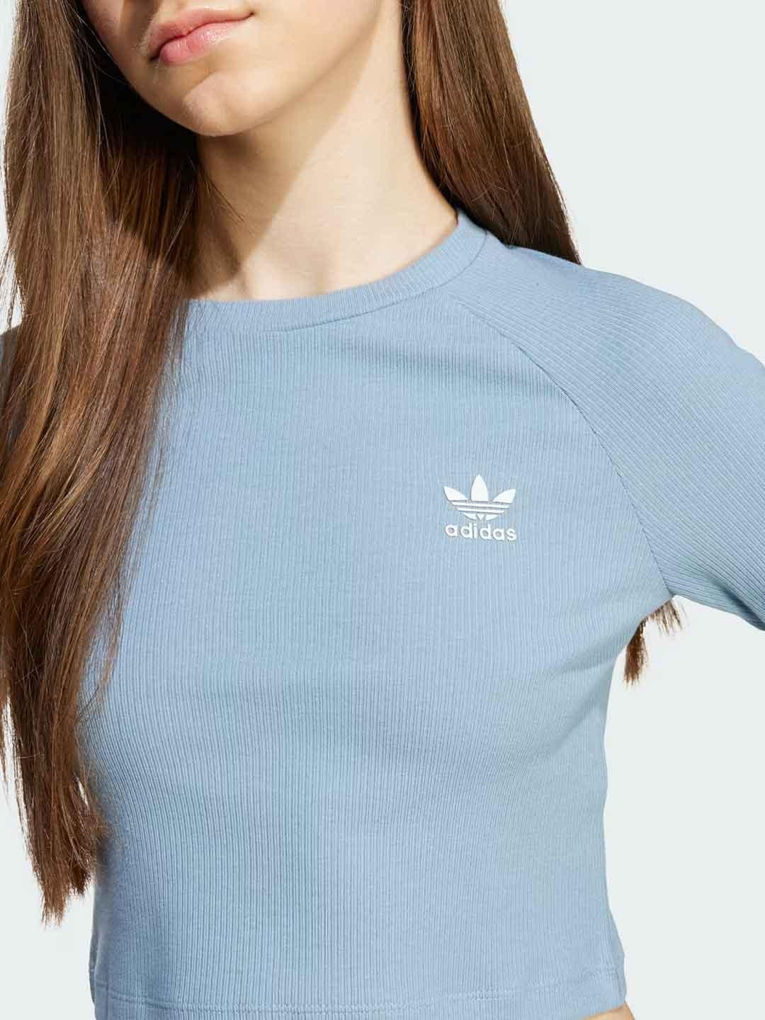 Adidas t-shirt kids celeste