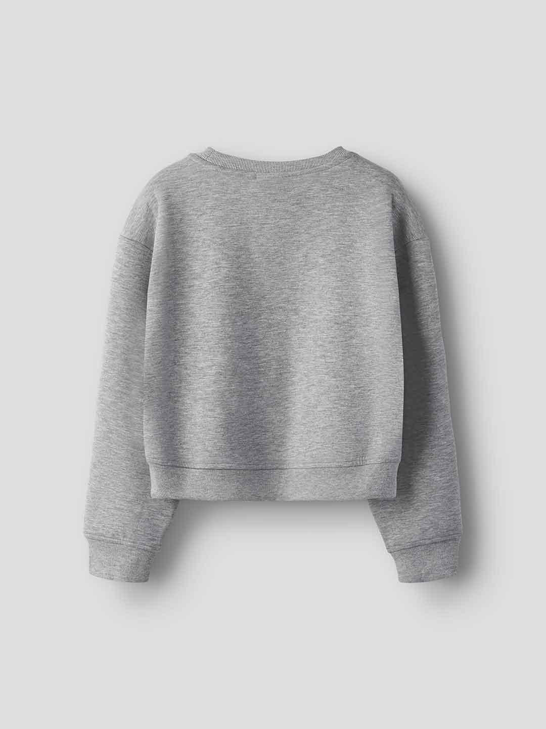 Name It felpa kids grigio stampa lucky