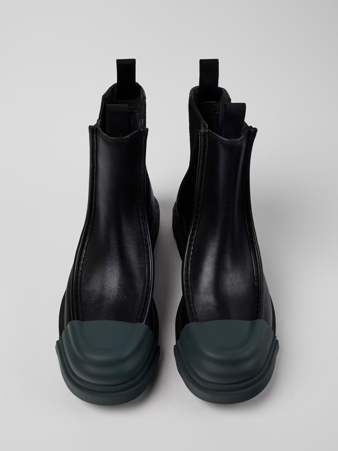 Camper Junction Beatles nero con gomma verde removibile