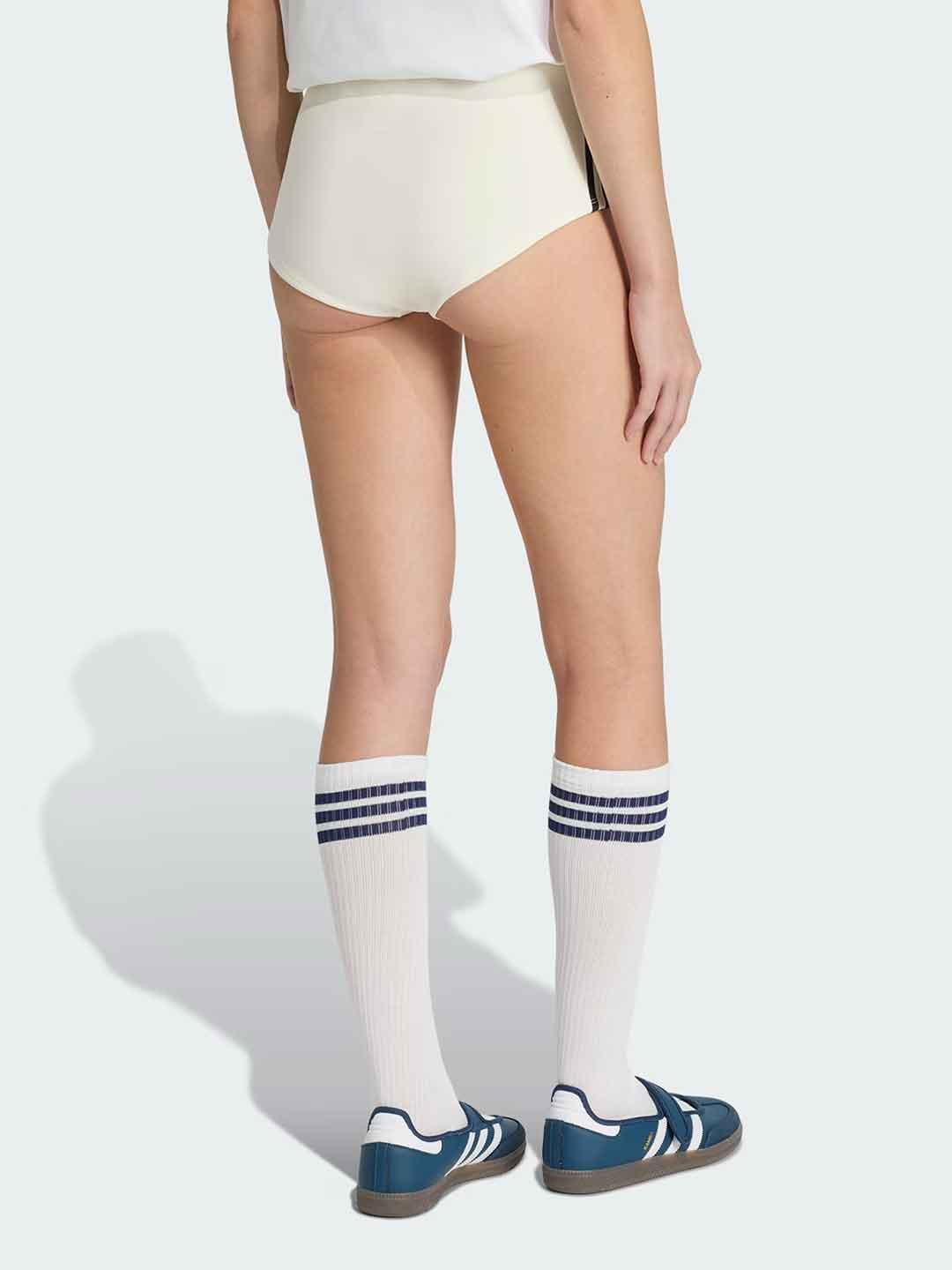 Adidas shorts bianco a culotte
