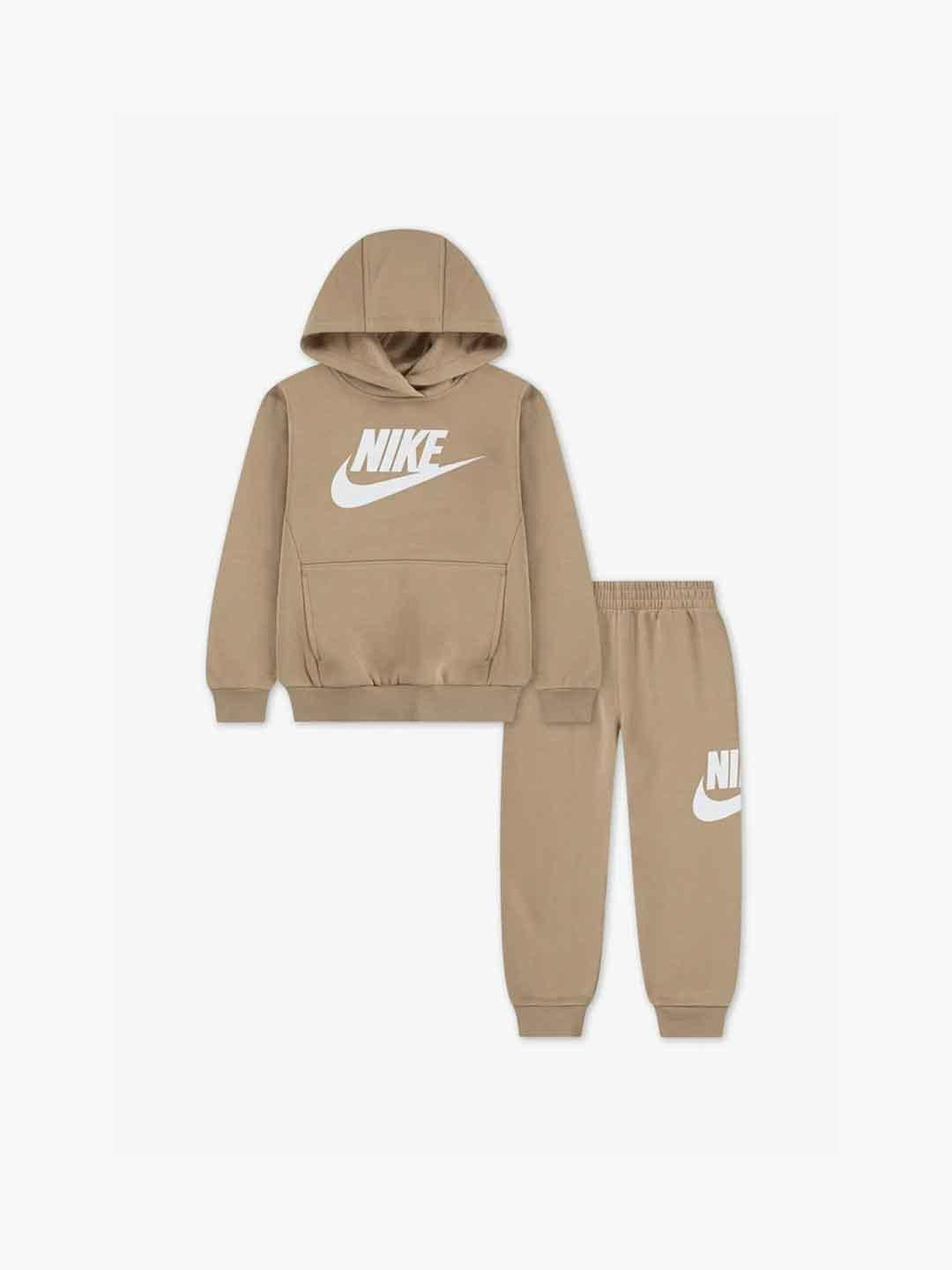 Nike coordinato kids beige con cappuccio