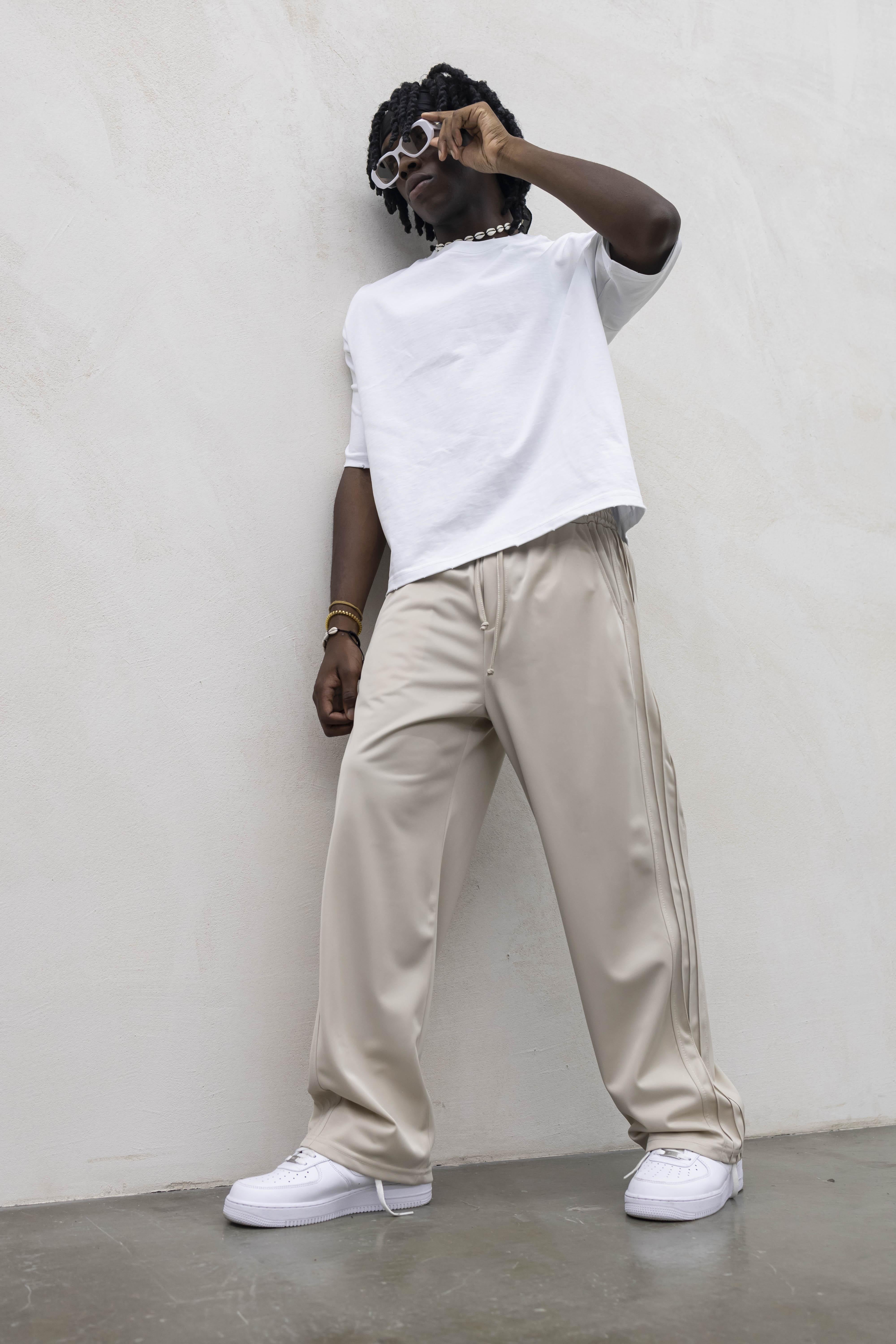 Present Day pantalone beige acetato