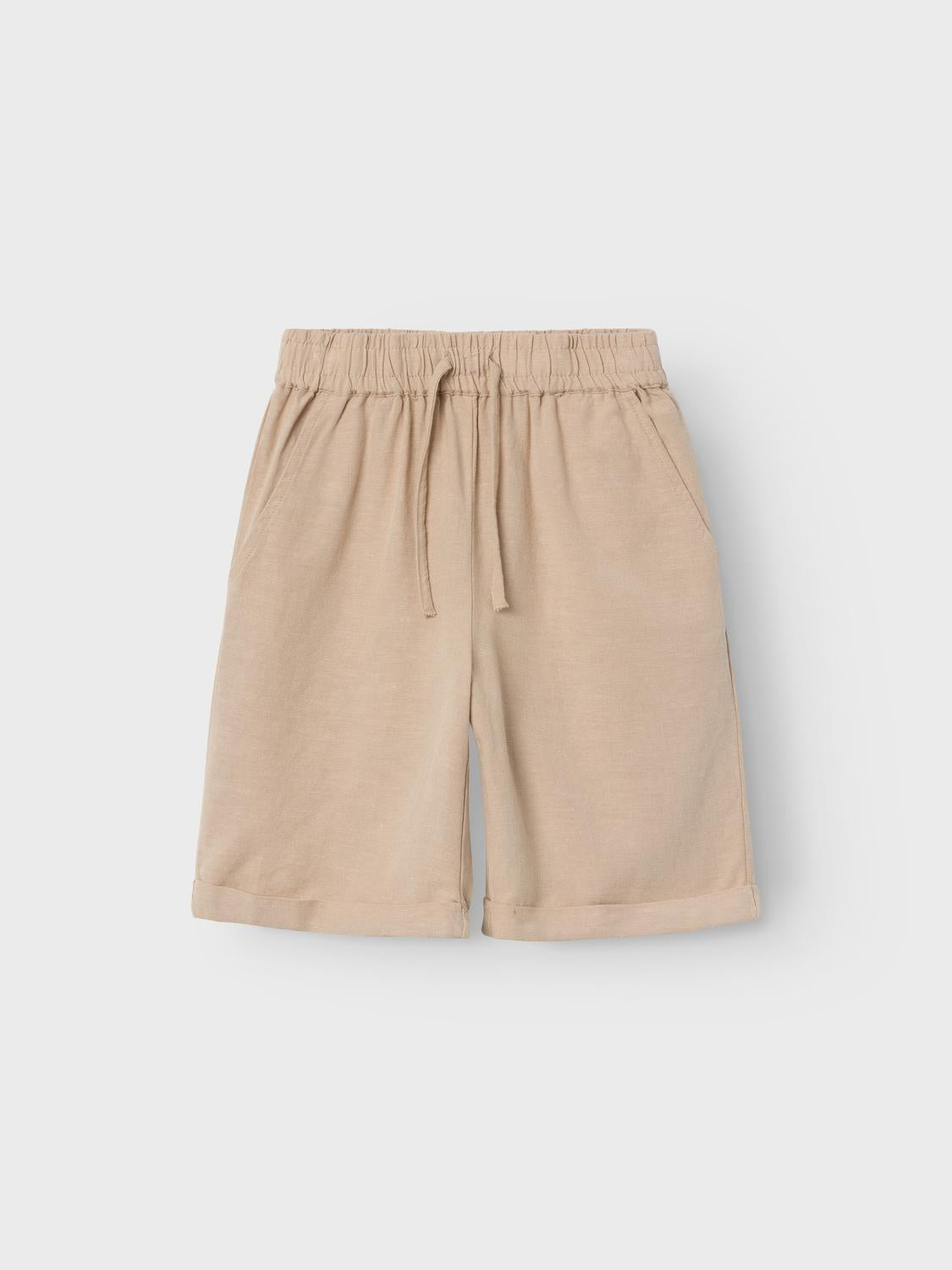 Name It bermuda kids beige con coulisse