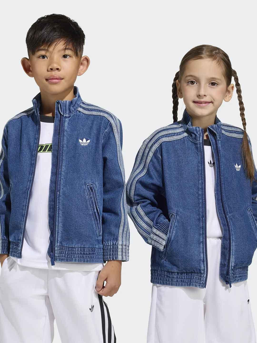 Adidas Firebird felpa kids in jeans
