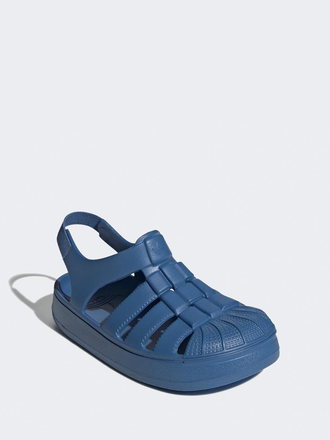 Adidas Superstar sandalo kids blu