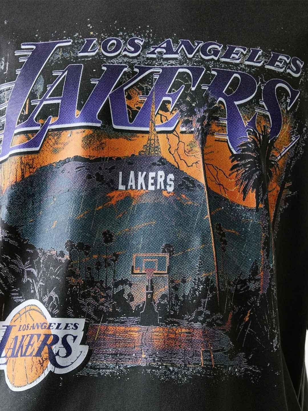 New Era t-shirt grigio Lakers