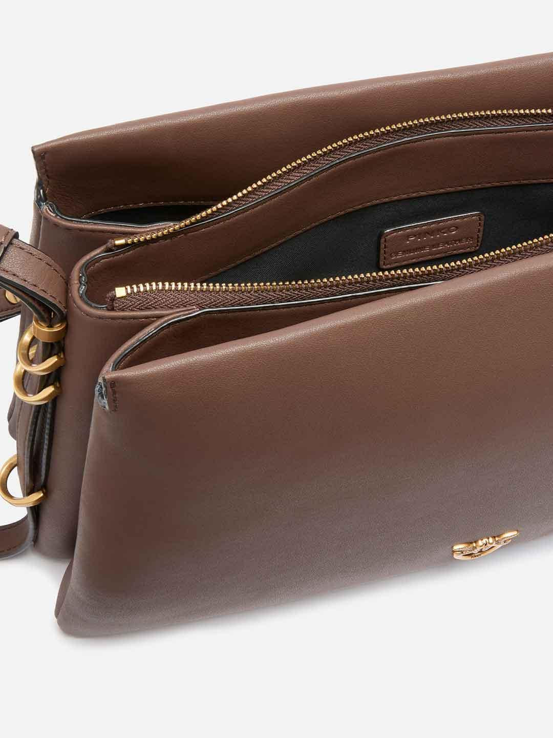 Pinko One Two Three borsa marrone