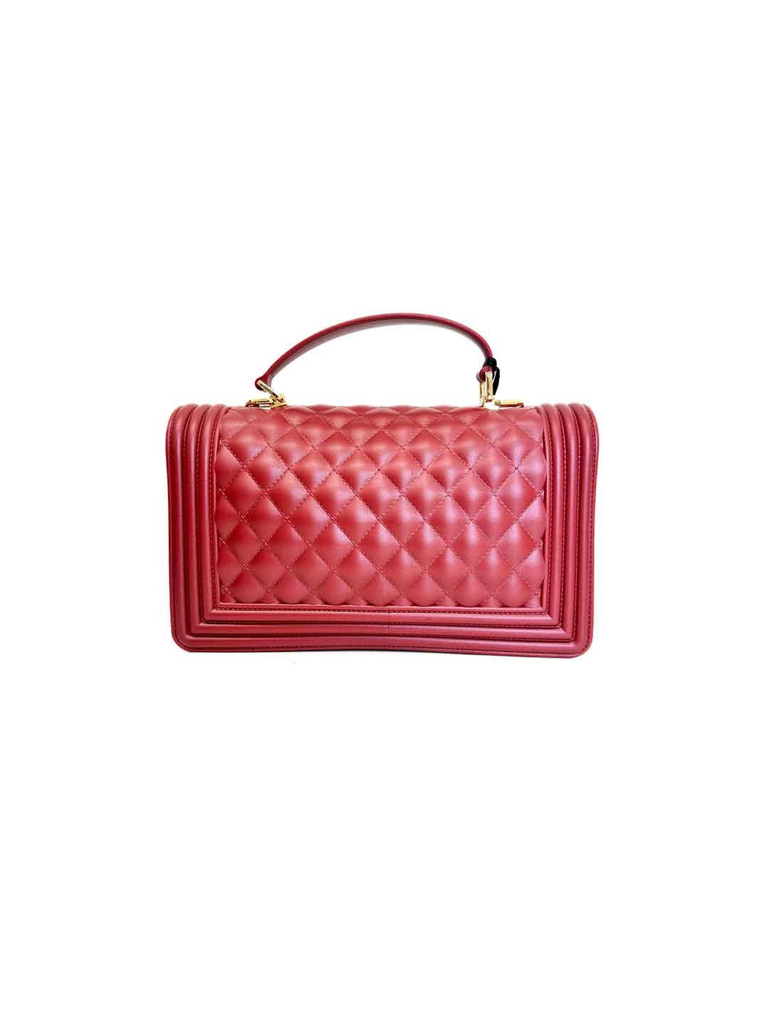 Marc Ellis Flat Square M borsa bordeaux