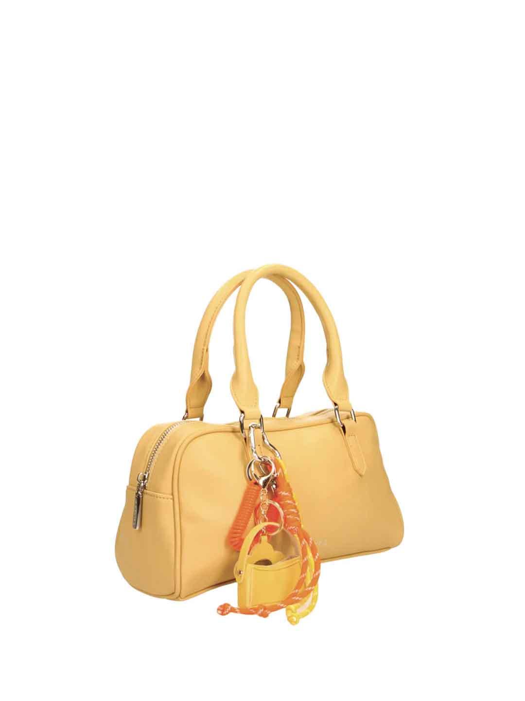 Vivienne D Mini Charm borsa giallo