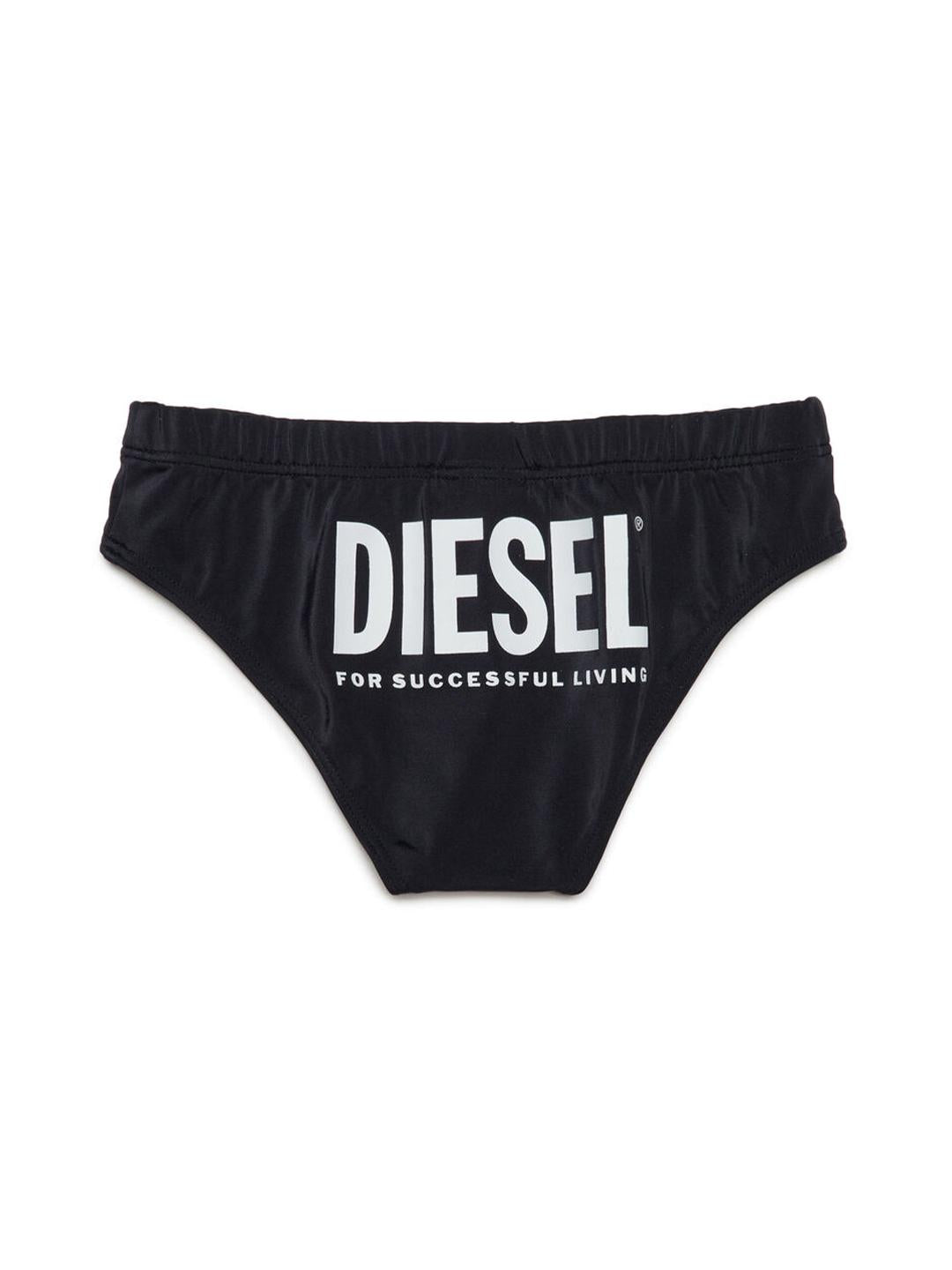 Diesel Milvo costume kids nero slip con grafica