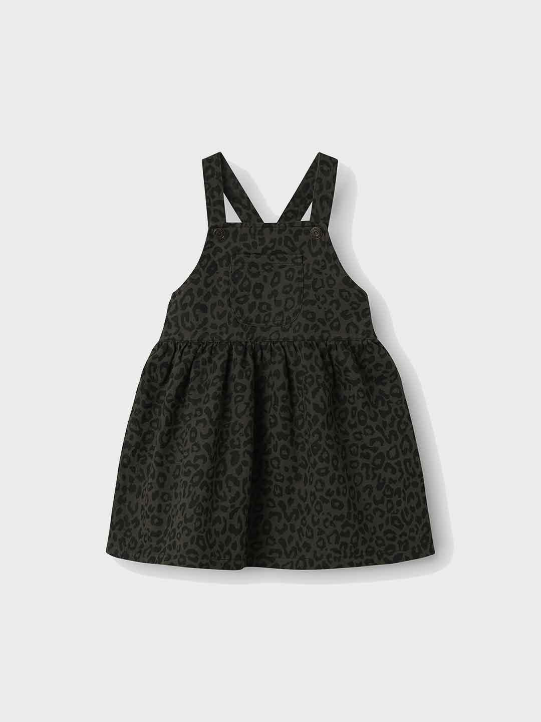 Name It salopette kids nero maculato