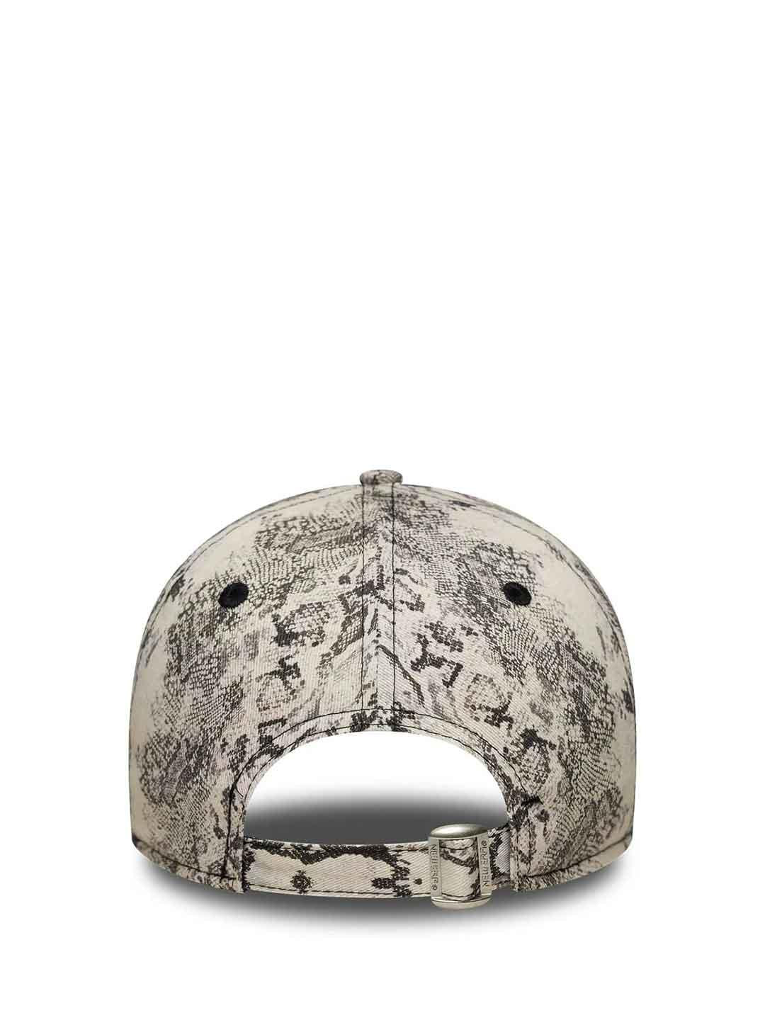 New Era 9Forty cappello pitonato con logo bianco