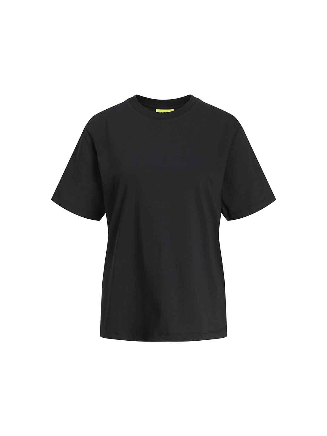 JJXX Sanne t-shirt nero con frange sul retro
