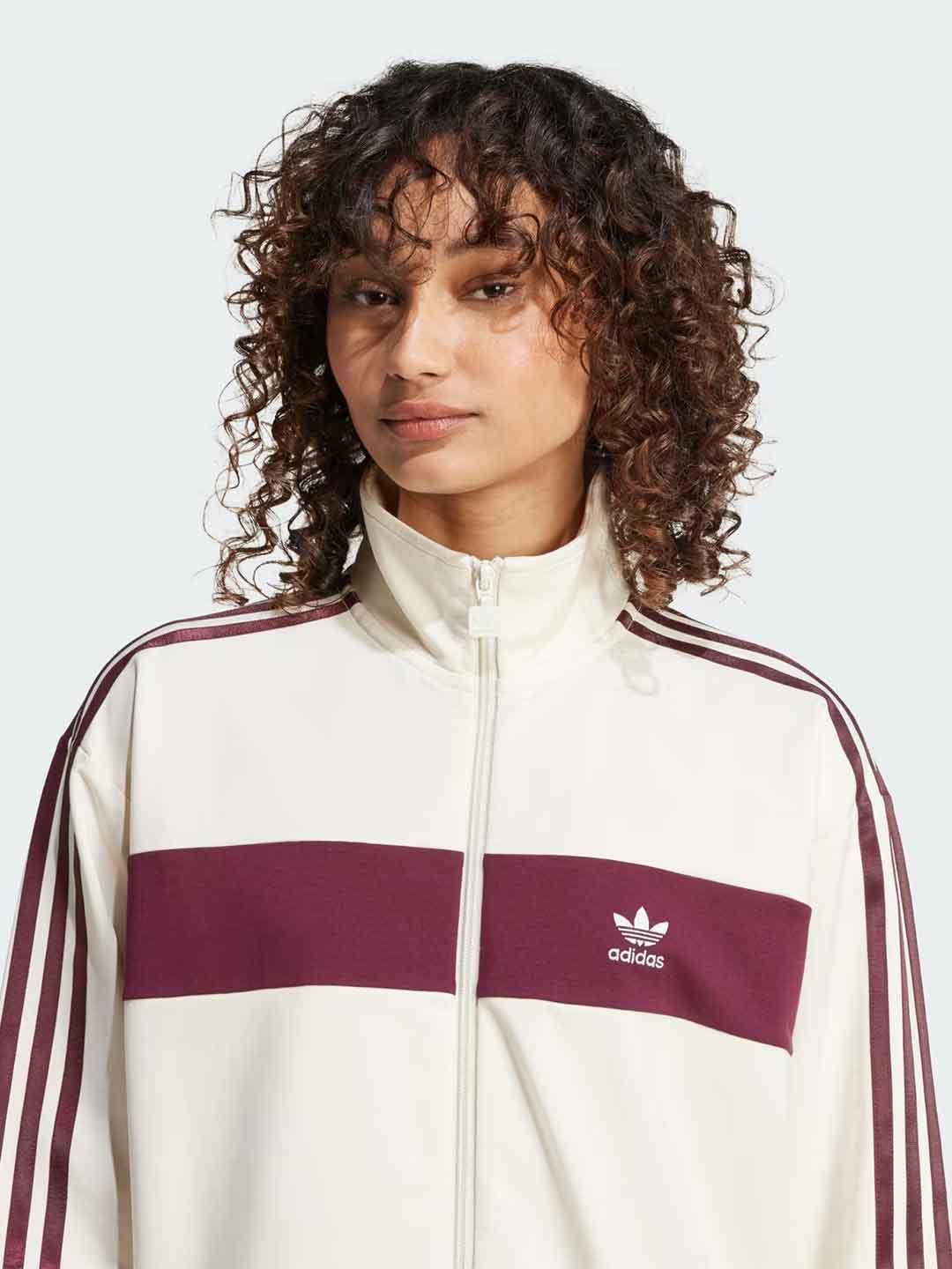 Adidas felpa panna e bordeaux
