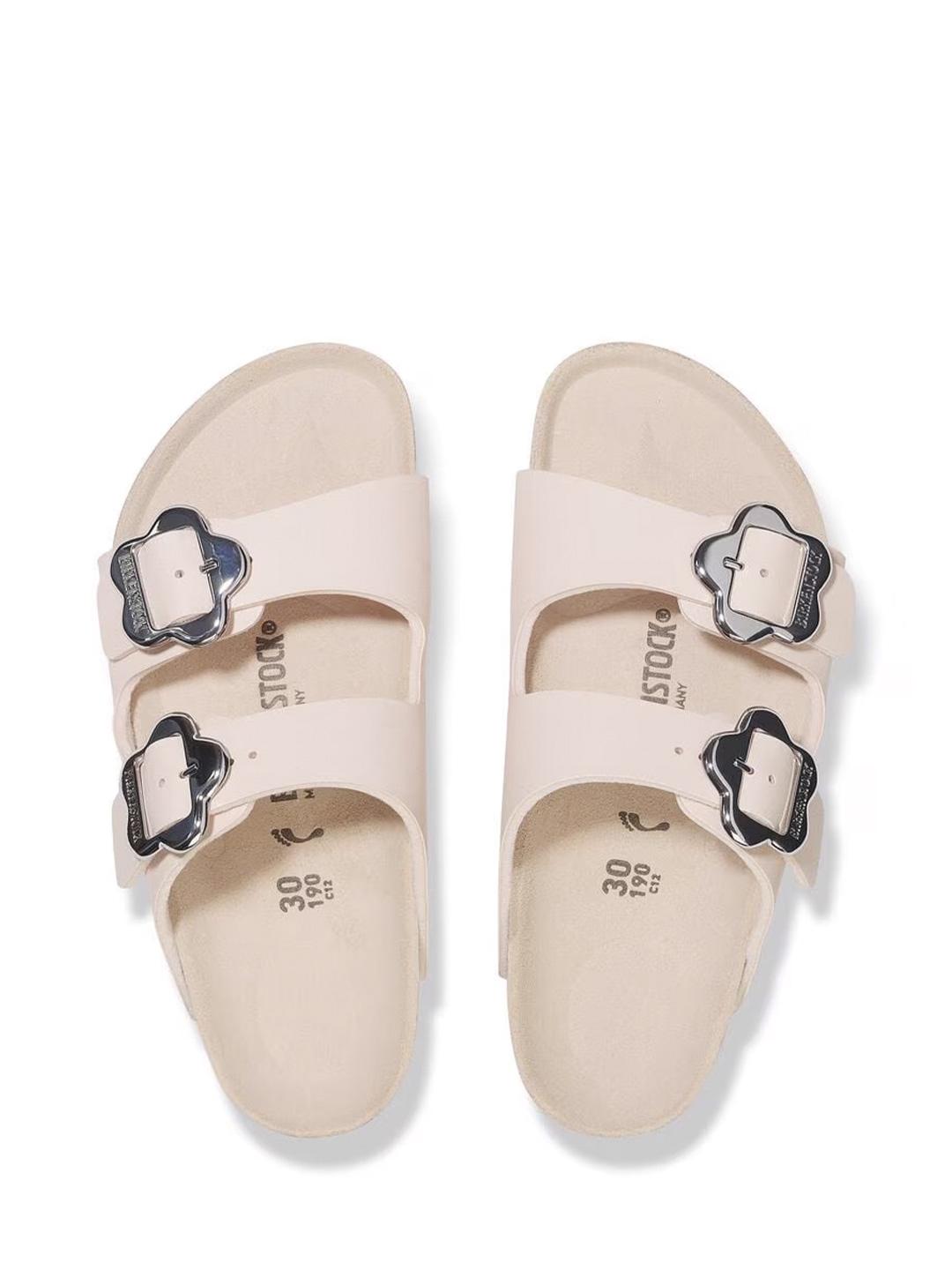 Birkenstock Arizona Flower Buckle sandali kids rosa