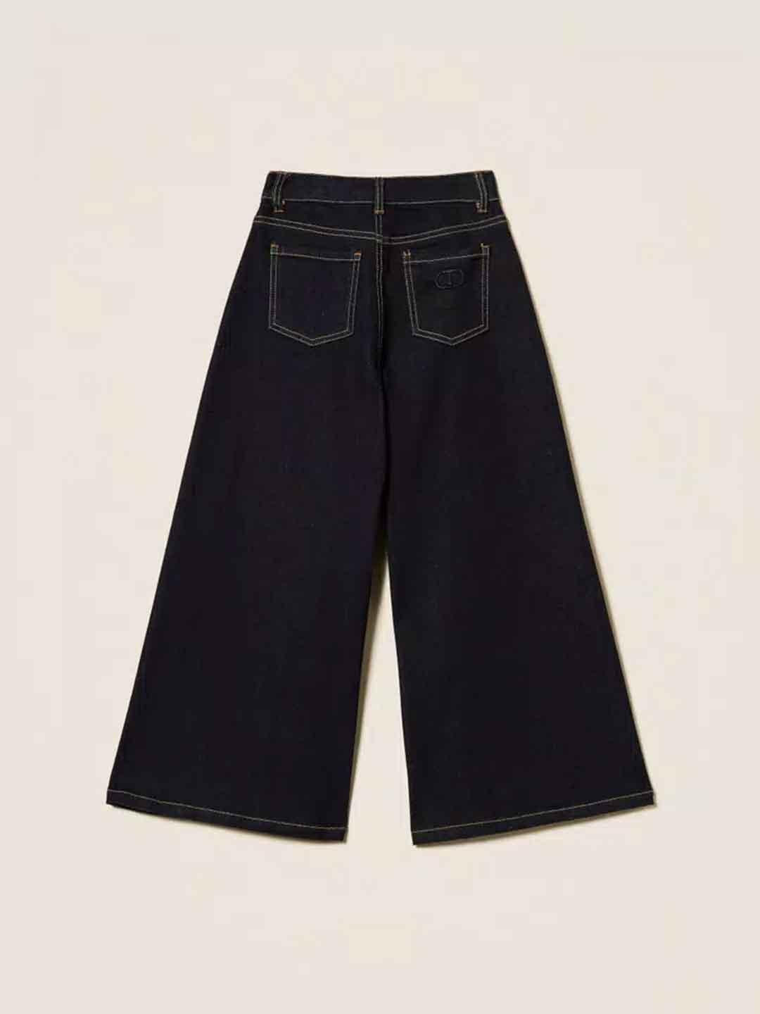 Twinset jeans kids blu palazzo