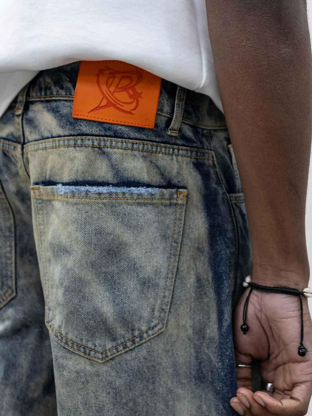 Present Day jeans blu modello balloon