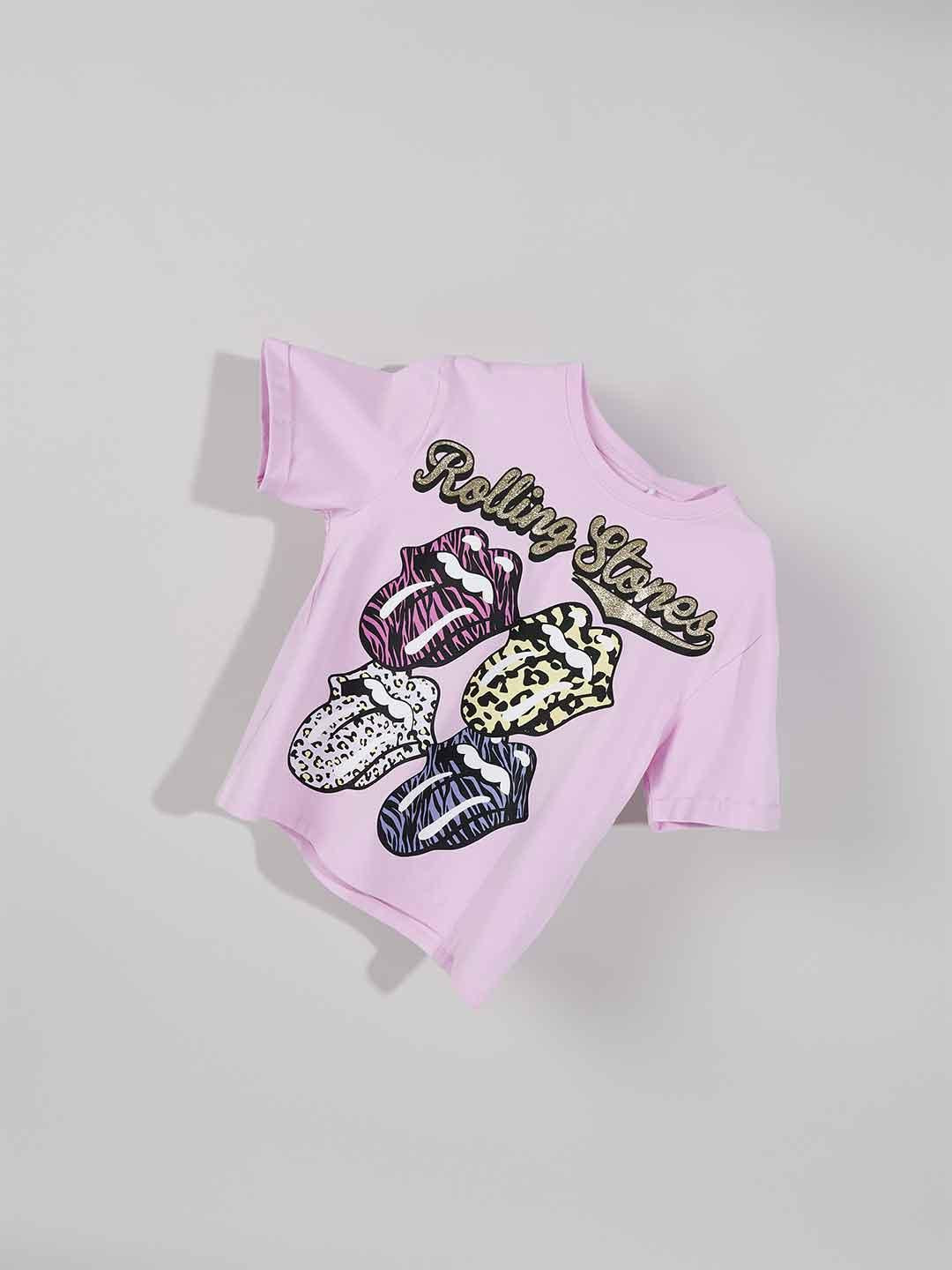 Name It t-shirt kids rosa con stampa