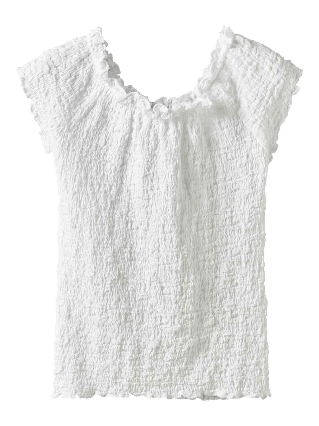 Name It t-shirt kids bianco con arriccio