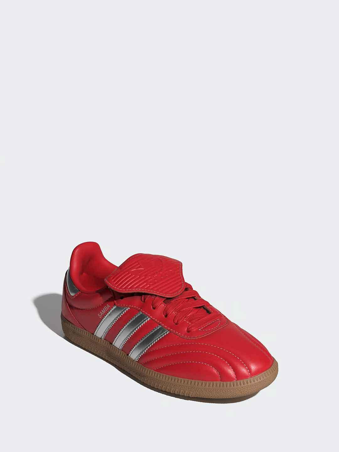 Adidas Samba LT W sneakers rosso e argento