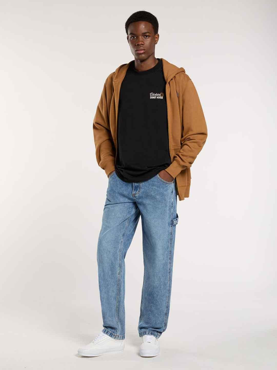 Dickies Donut House t-shirt nero con stampa retro