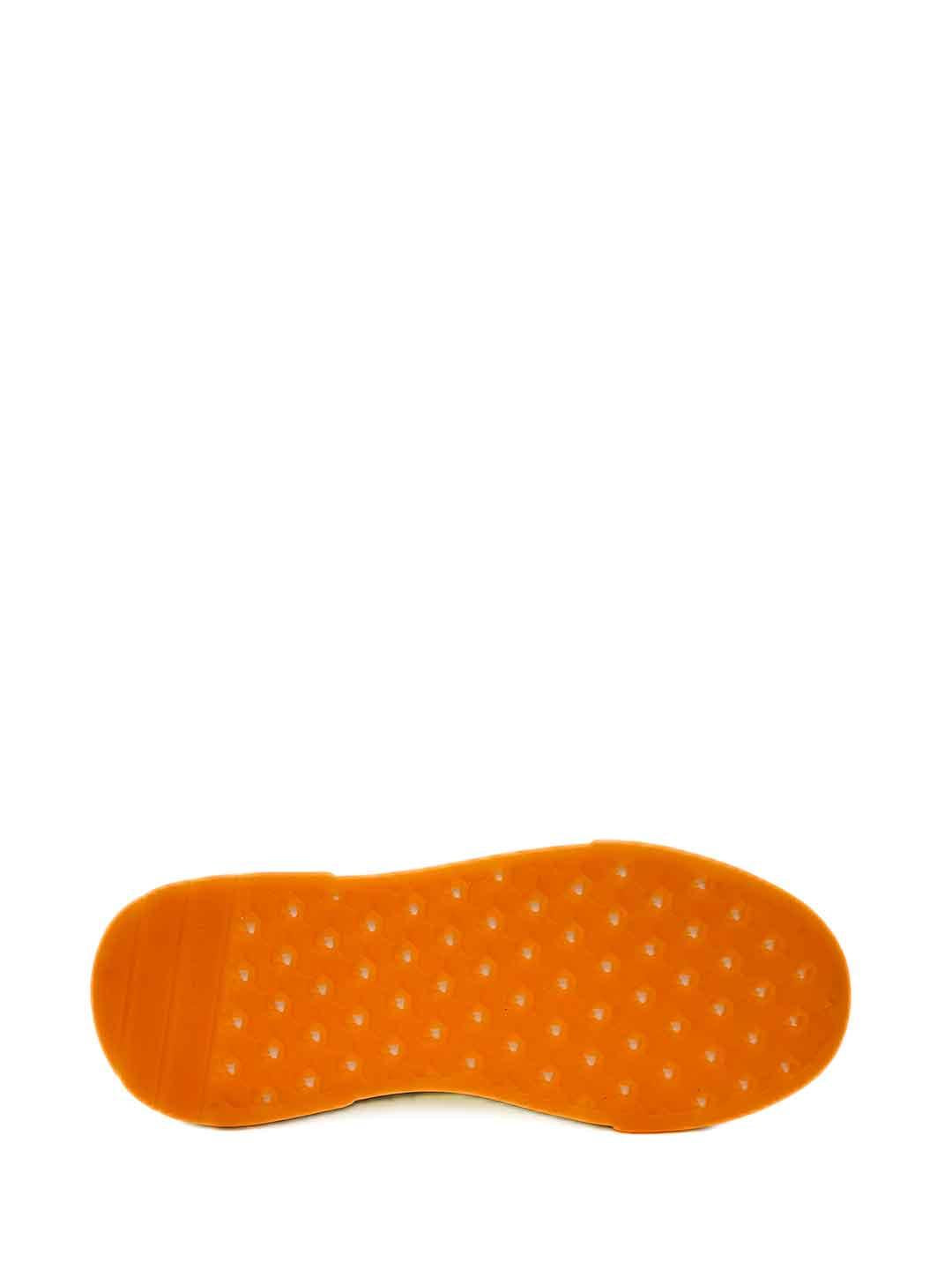 John Richmond 31017 C sneakers bianco con tab cuoio
