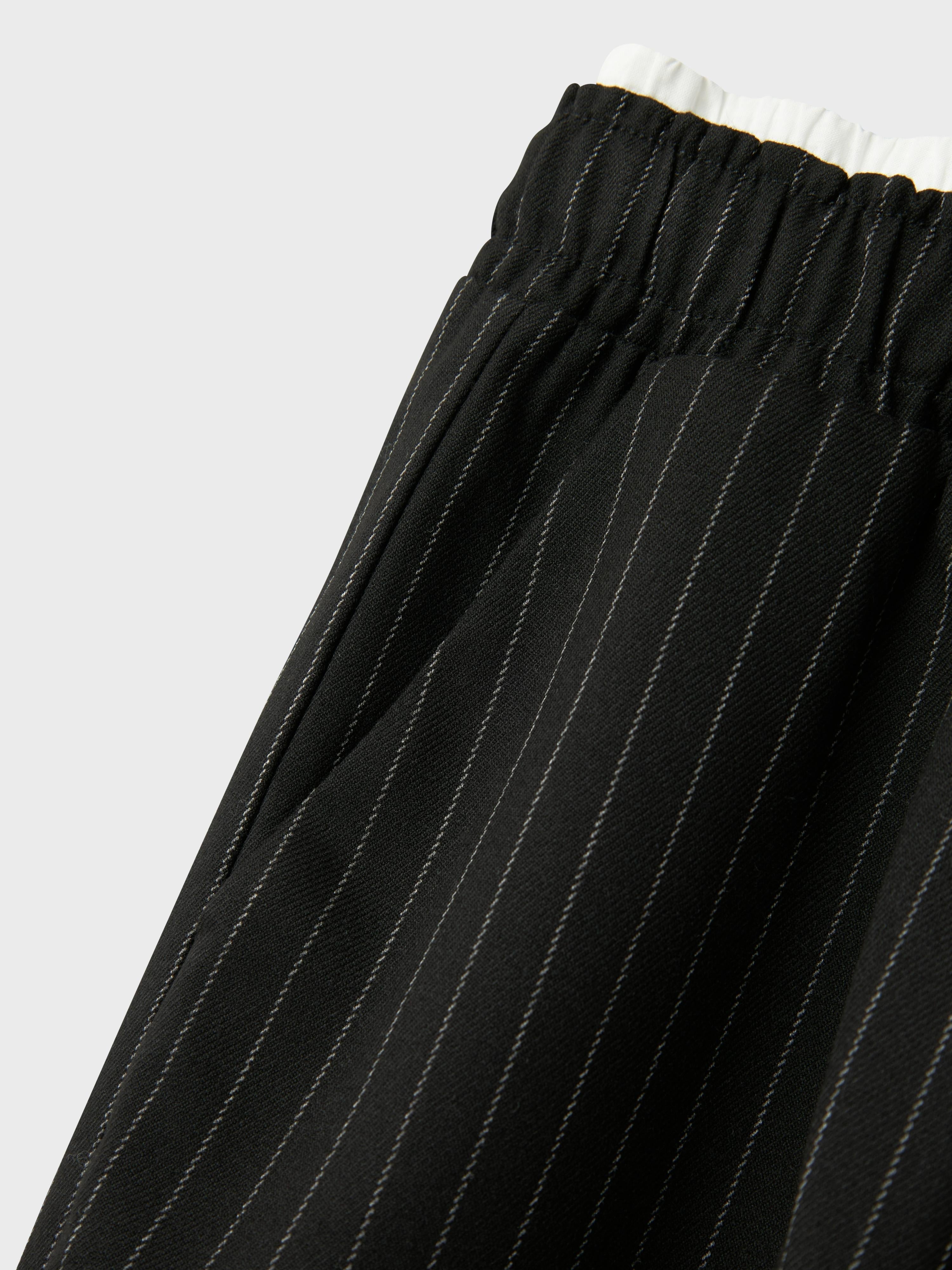 Name It pantaloni kids nero a righe