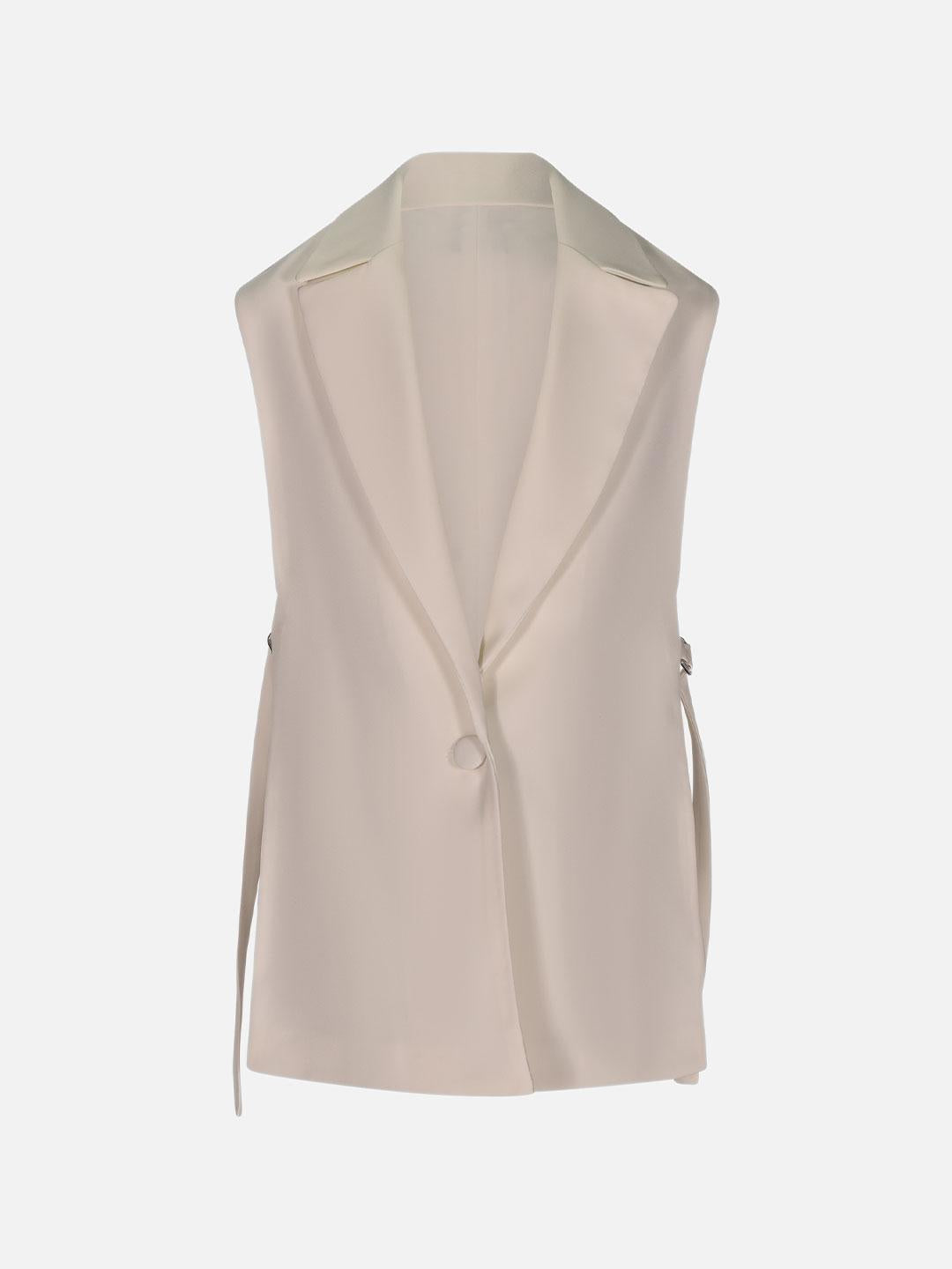 Marc Ellis gilet kids bianco lungo