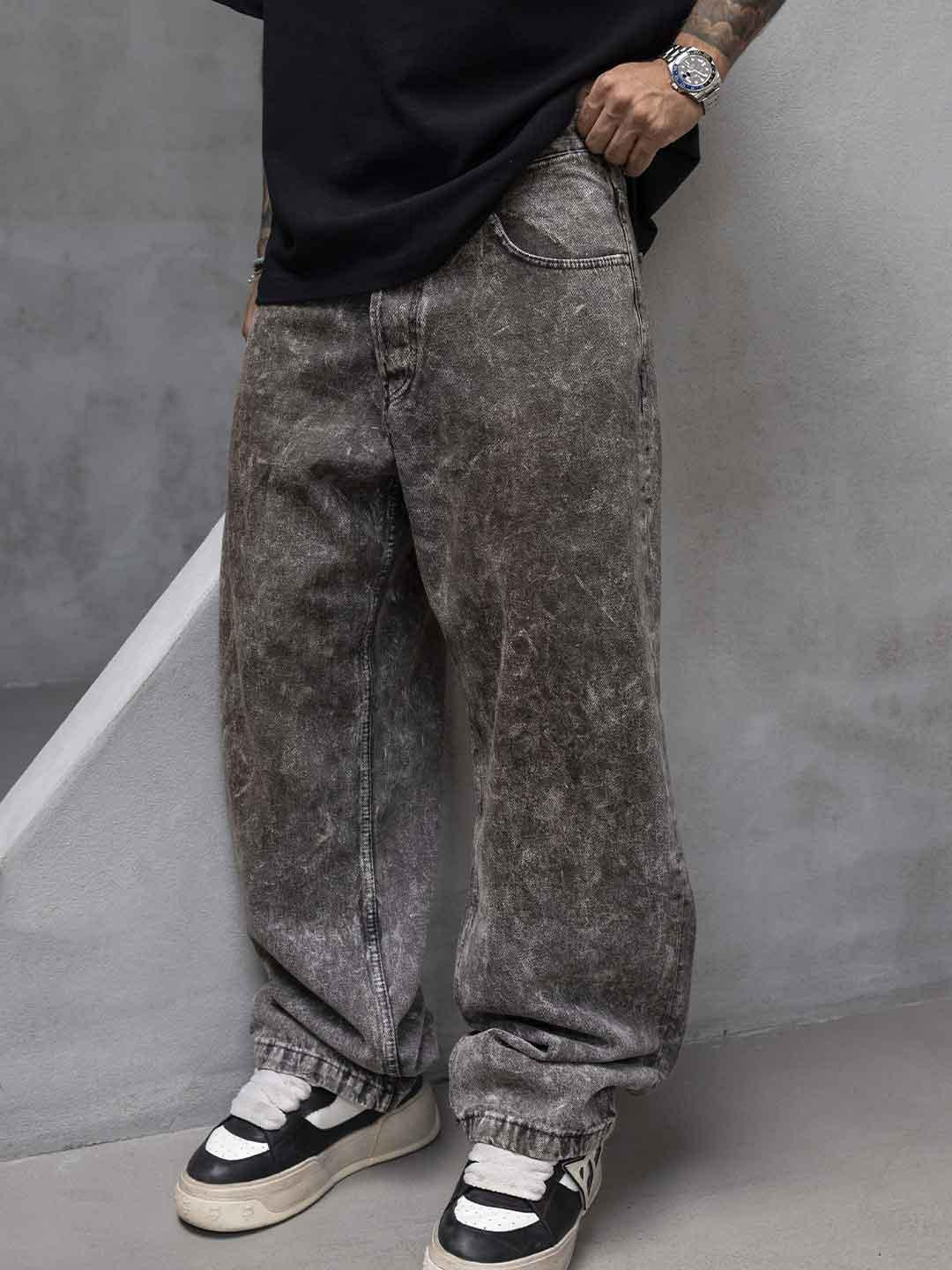 Black Island jeans grigio sabbiato