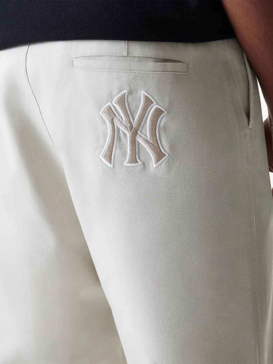 New Era pantalone beige NY