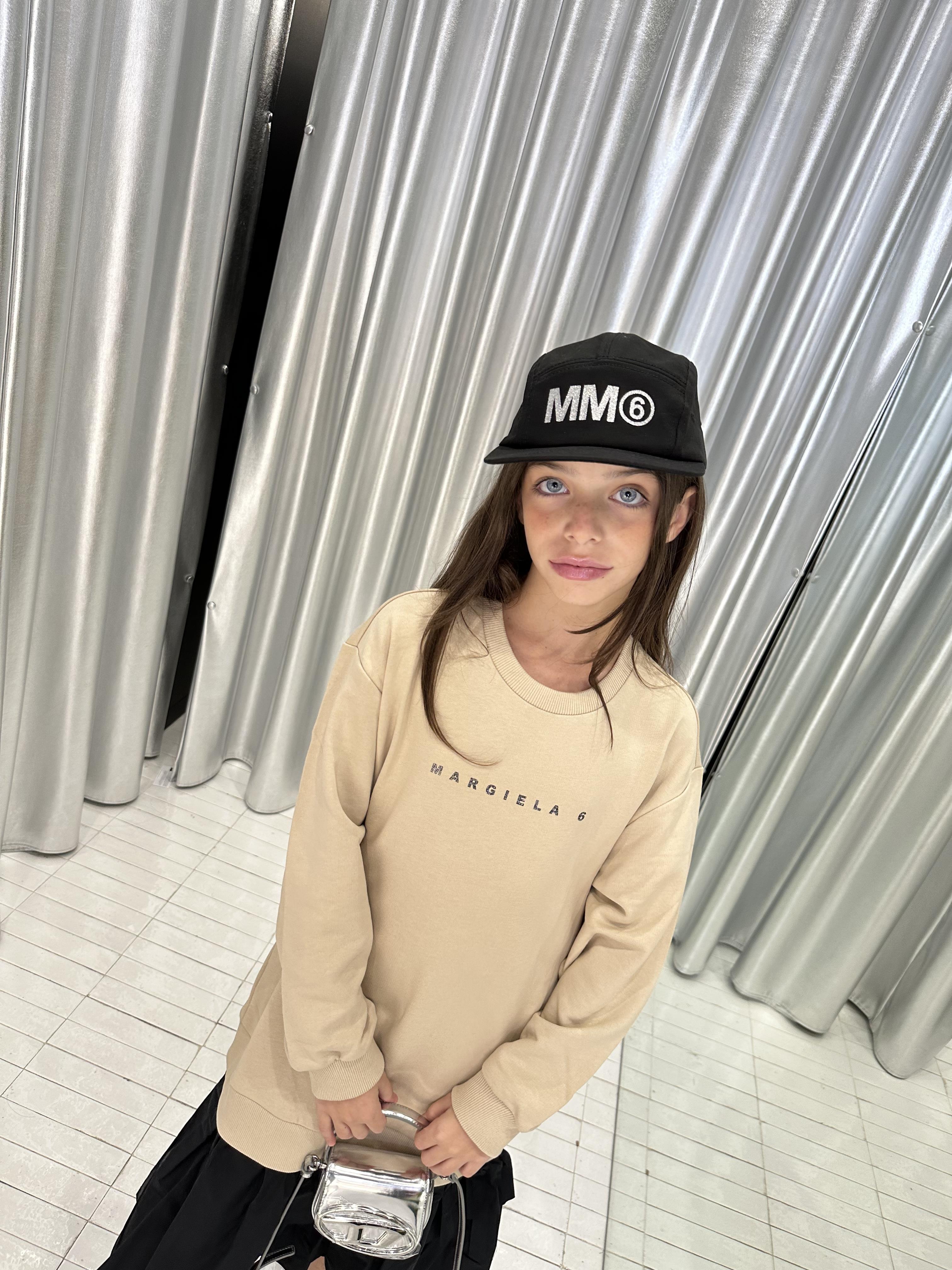 Maison Margiela abito kids beige e nero