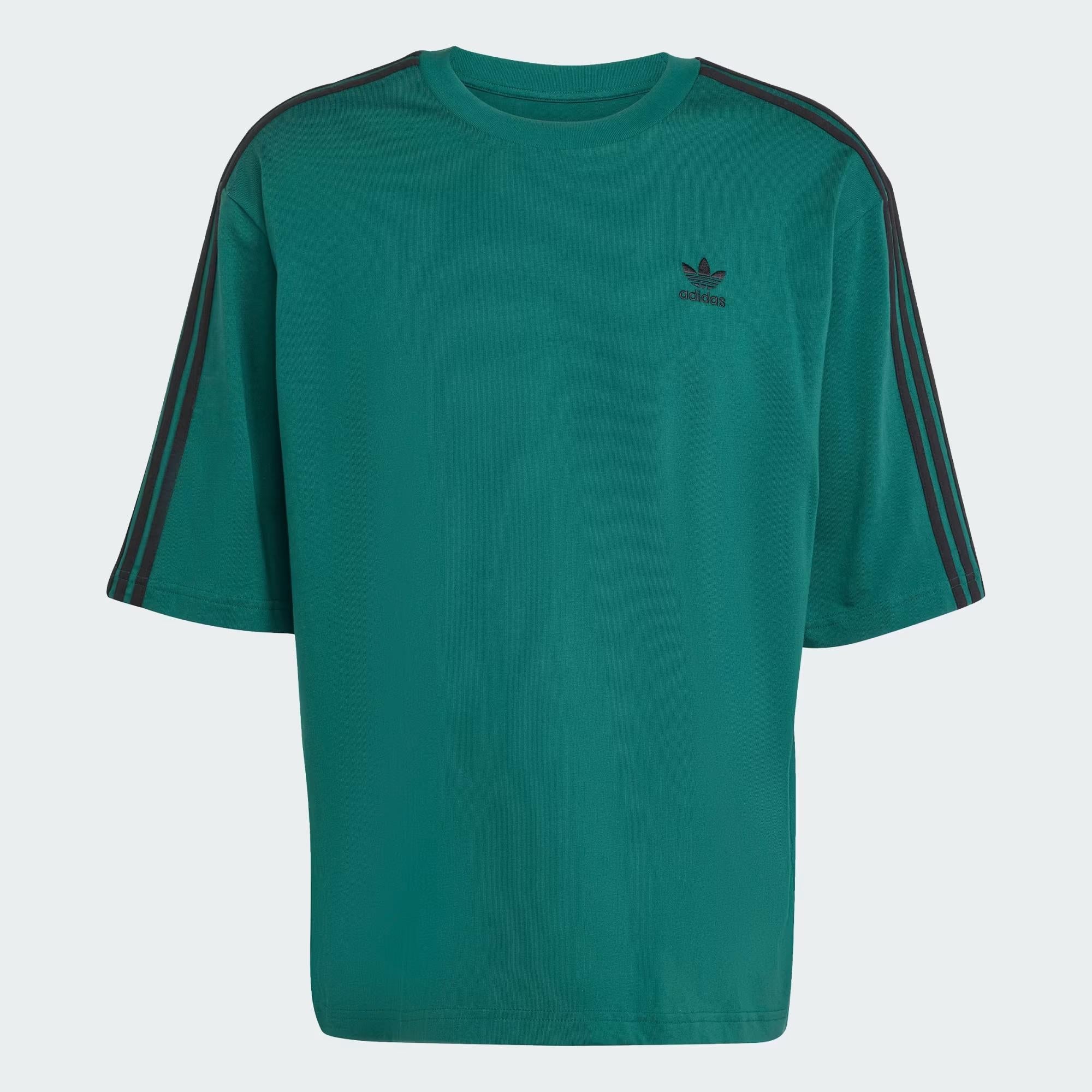 Adidas t-shirt verde oversize