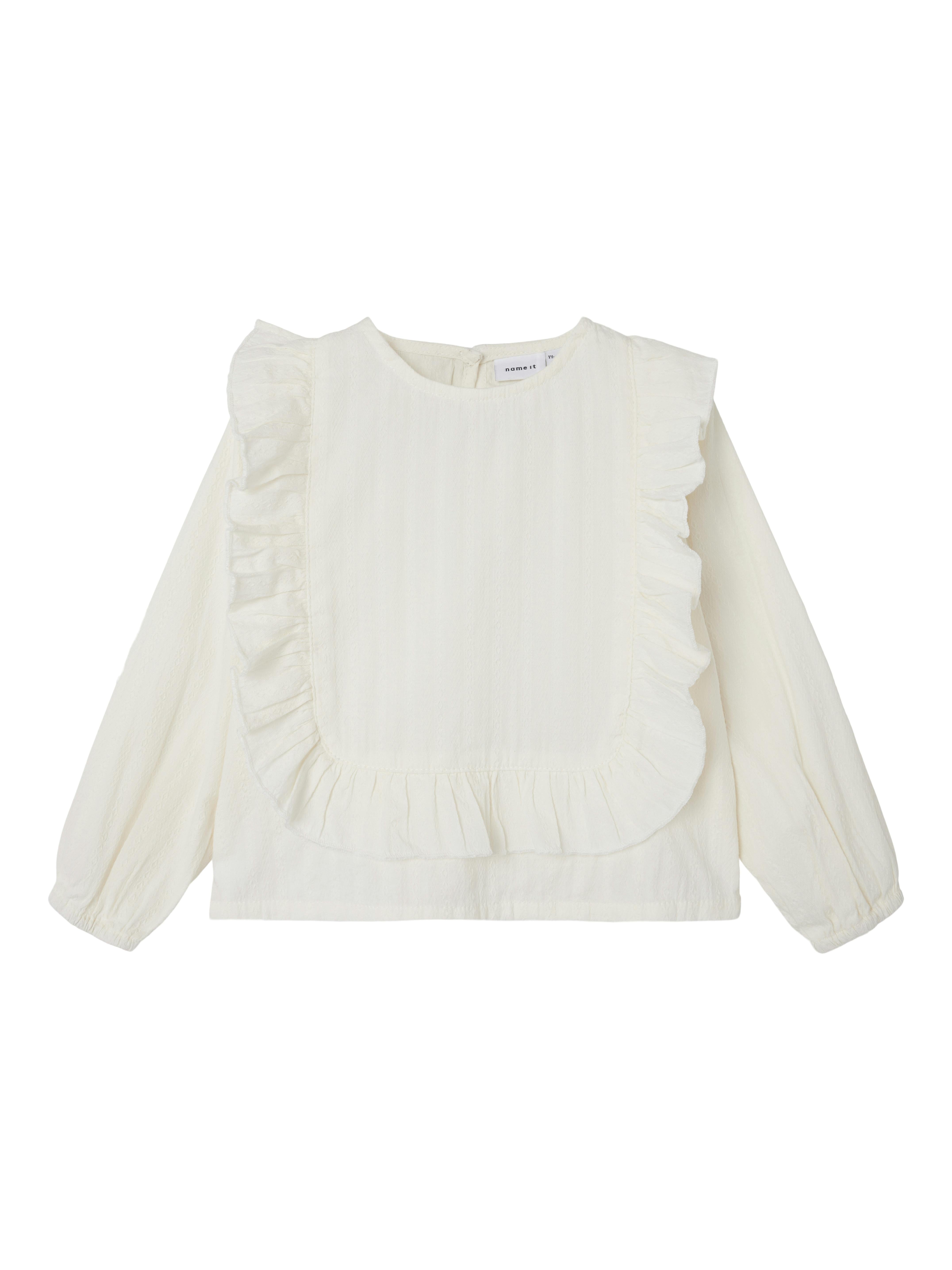 Name It camicia kids panna con balze