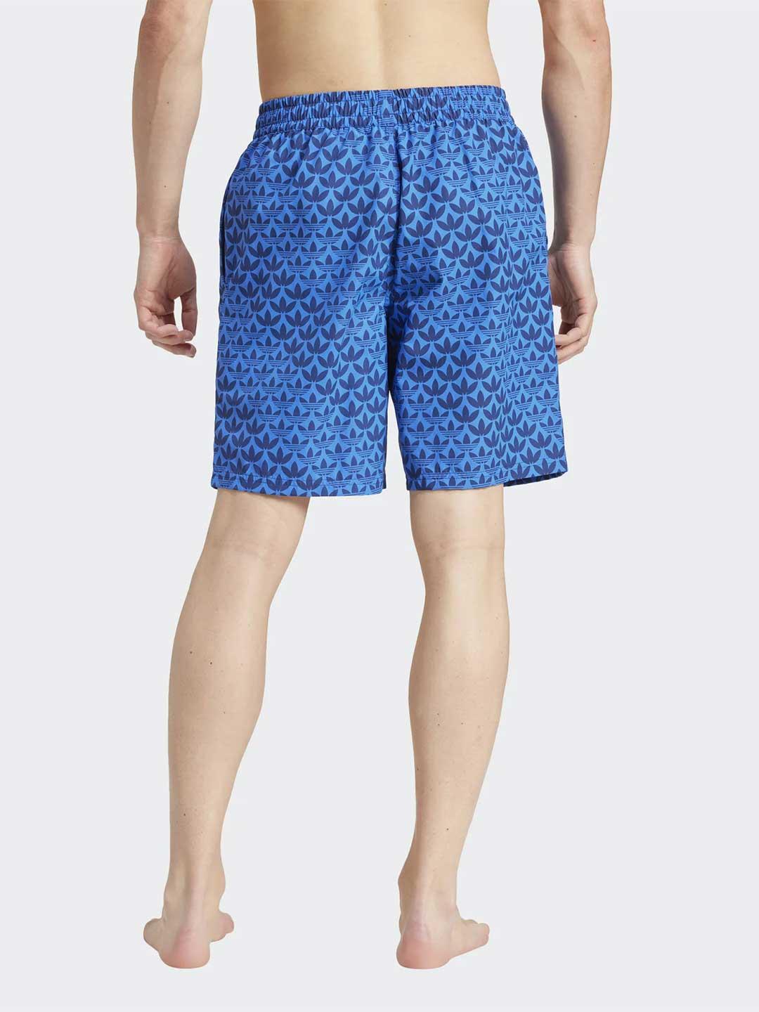 Adidas costume blu monogram