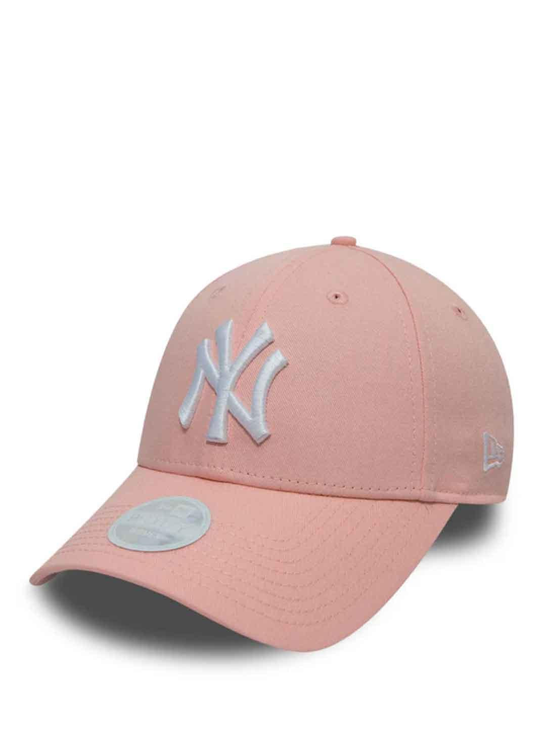 New Era 9Forty cappello rosa con logo bianco