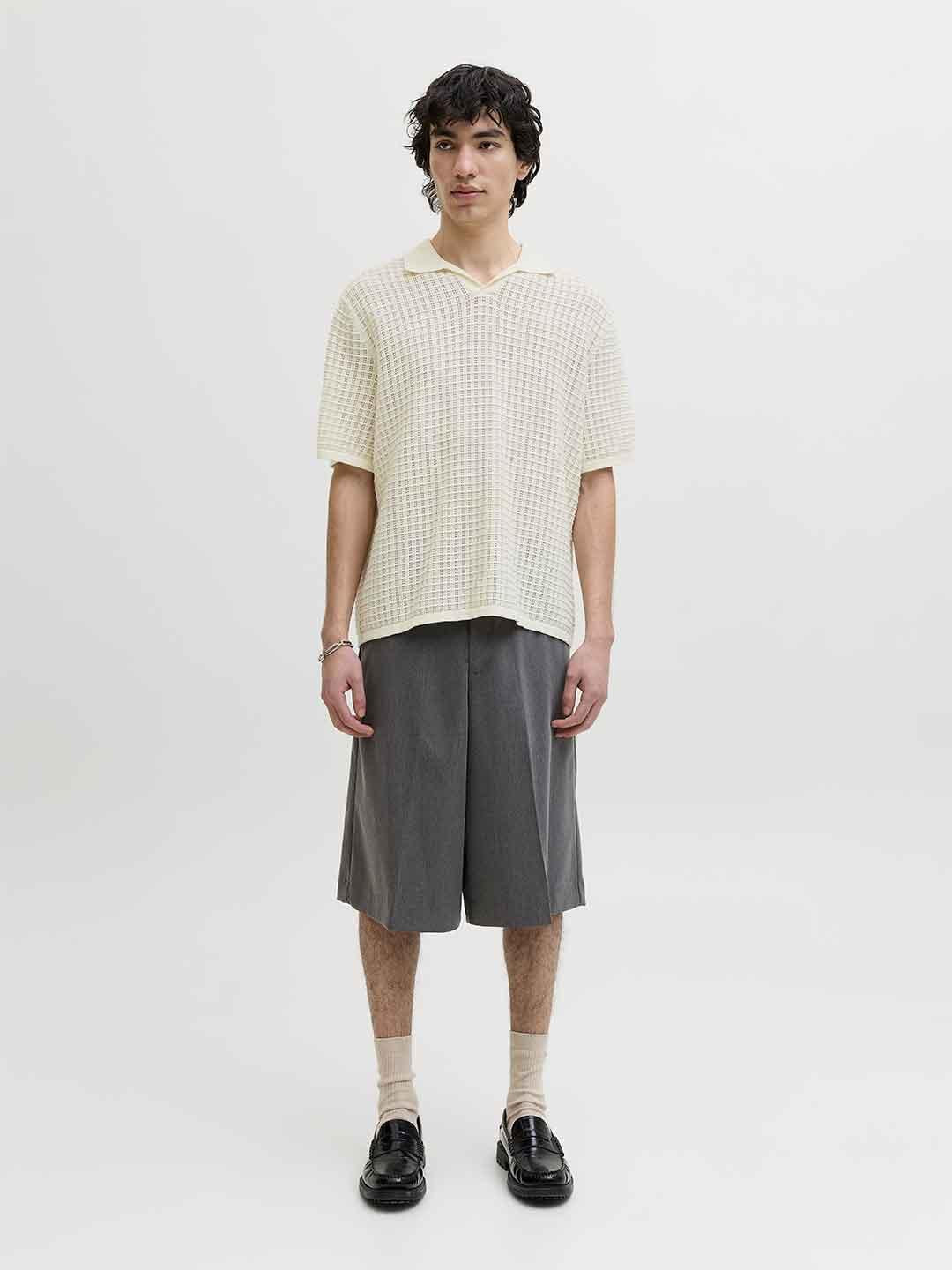 Jack & Jones polo panna in maglia