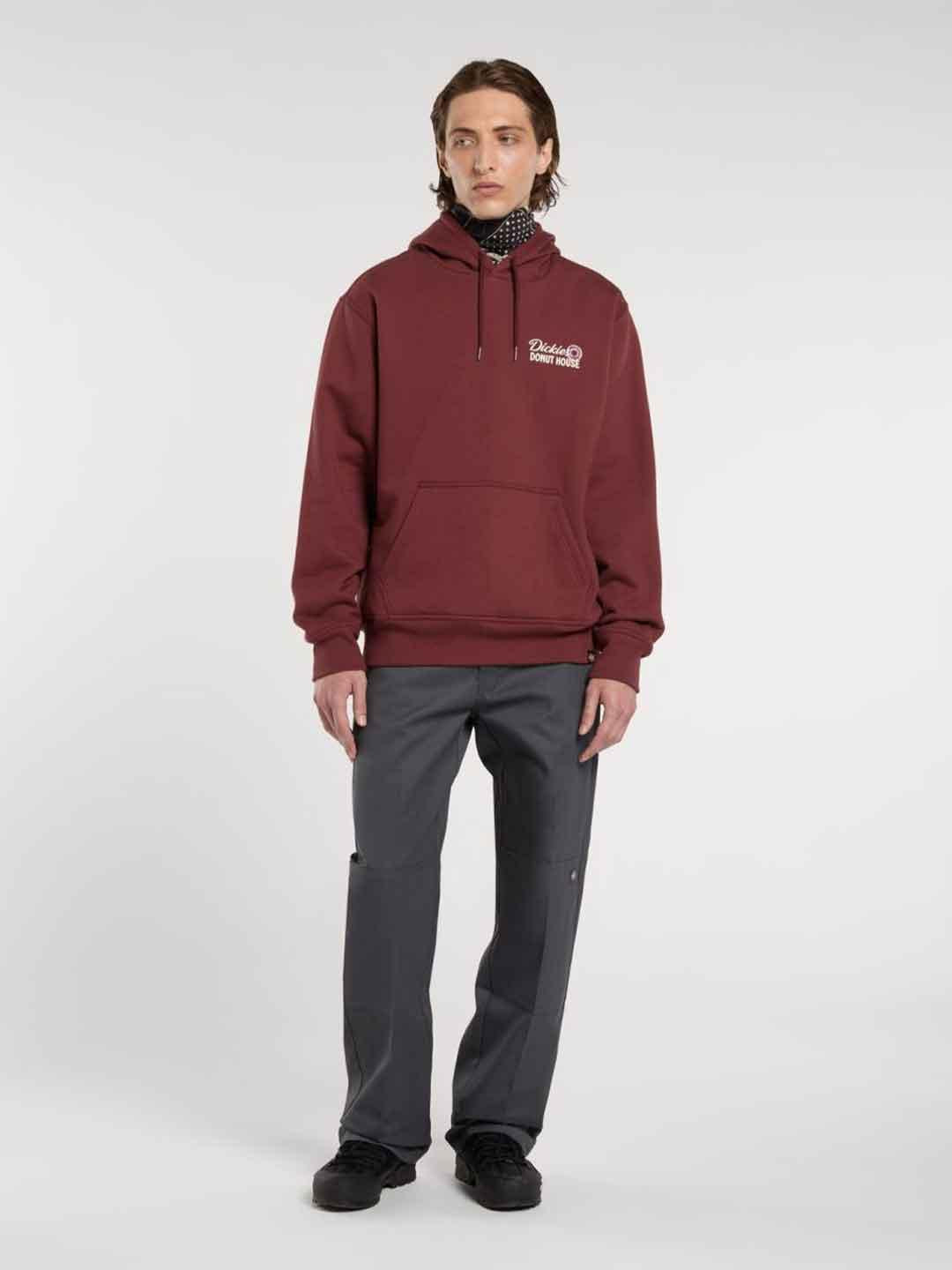 Dickies Donut House felpa bordeaux
