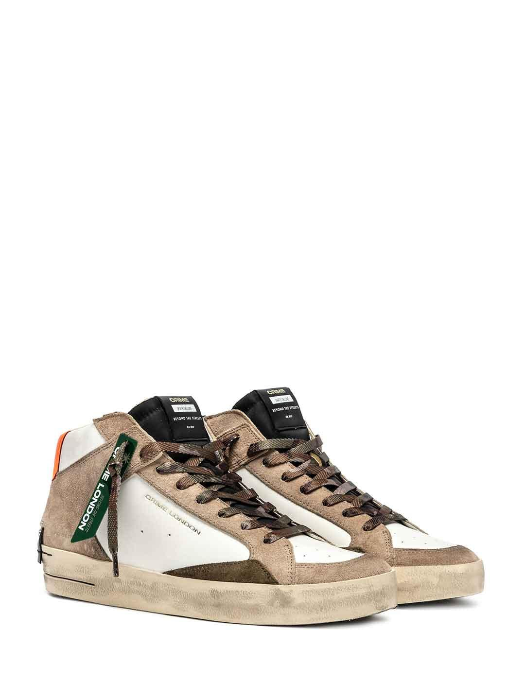Crime Sk8 Deluxe Mid sneakers beige