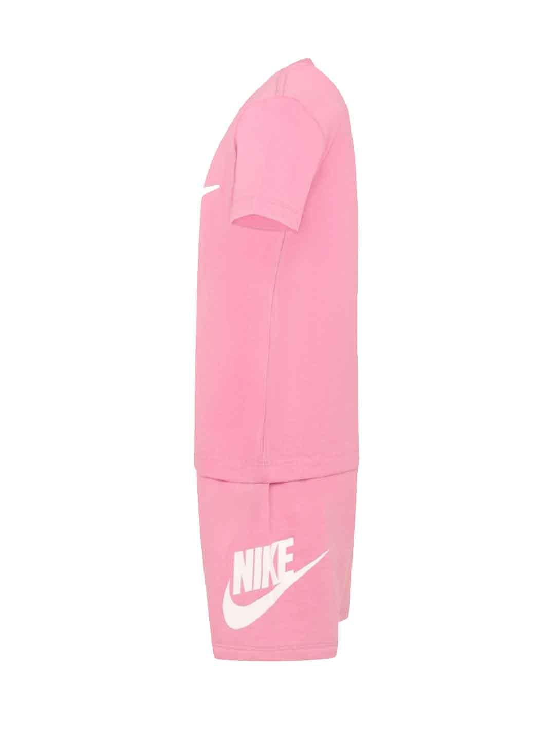 Nike coordinato kids rosa e bianco