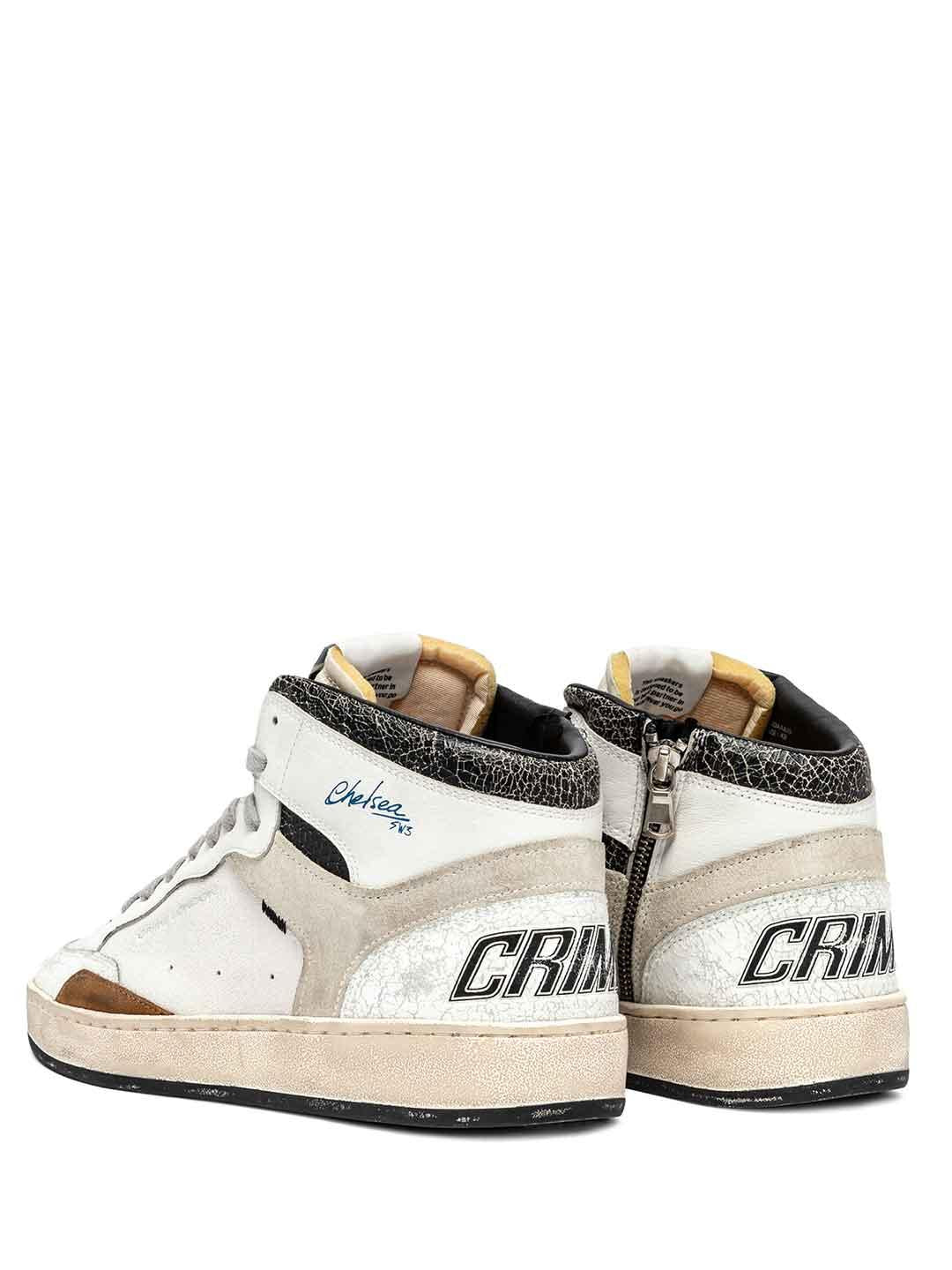 Crime Chelsea Mid sneakers bianco