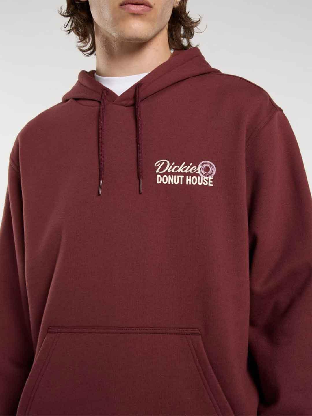 Dickies Donut House felpa bordeaux