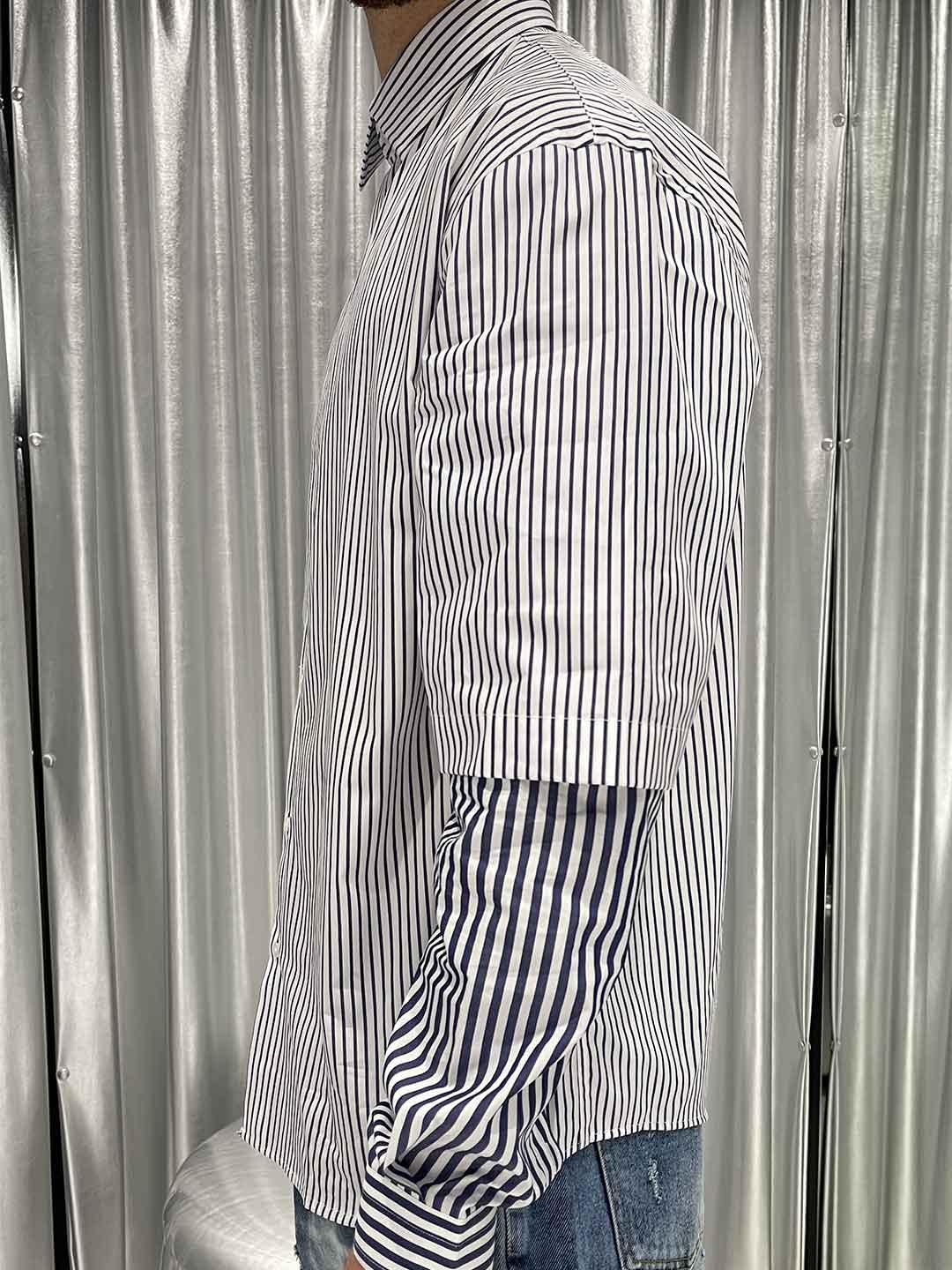 All Or Nothing camicia blu a righe