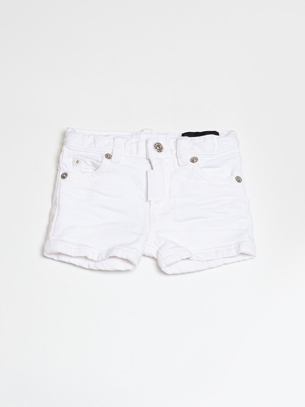 Dsquared2 short bianco neonati