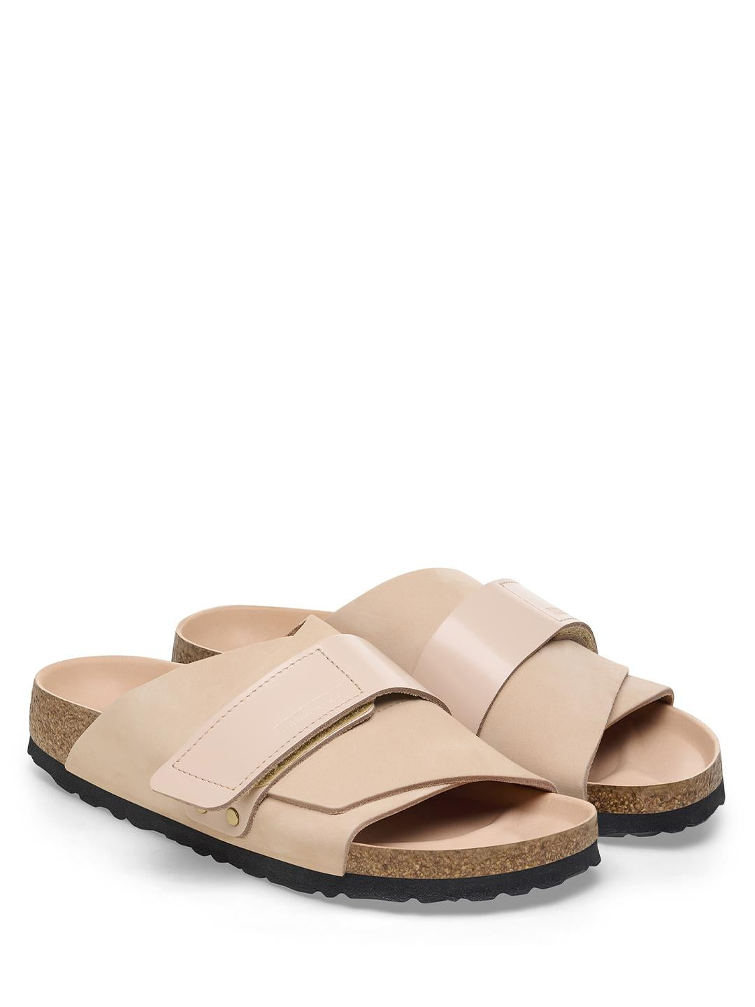 Birkenstock Kyoto sandali cipria con strappo