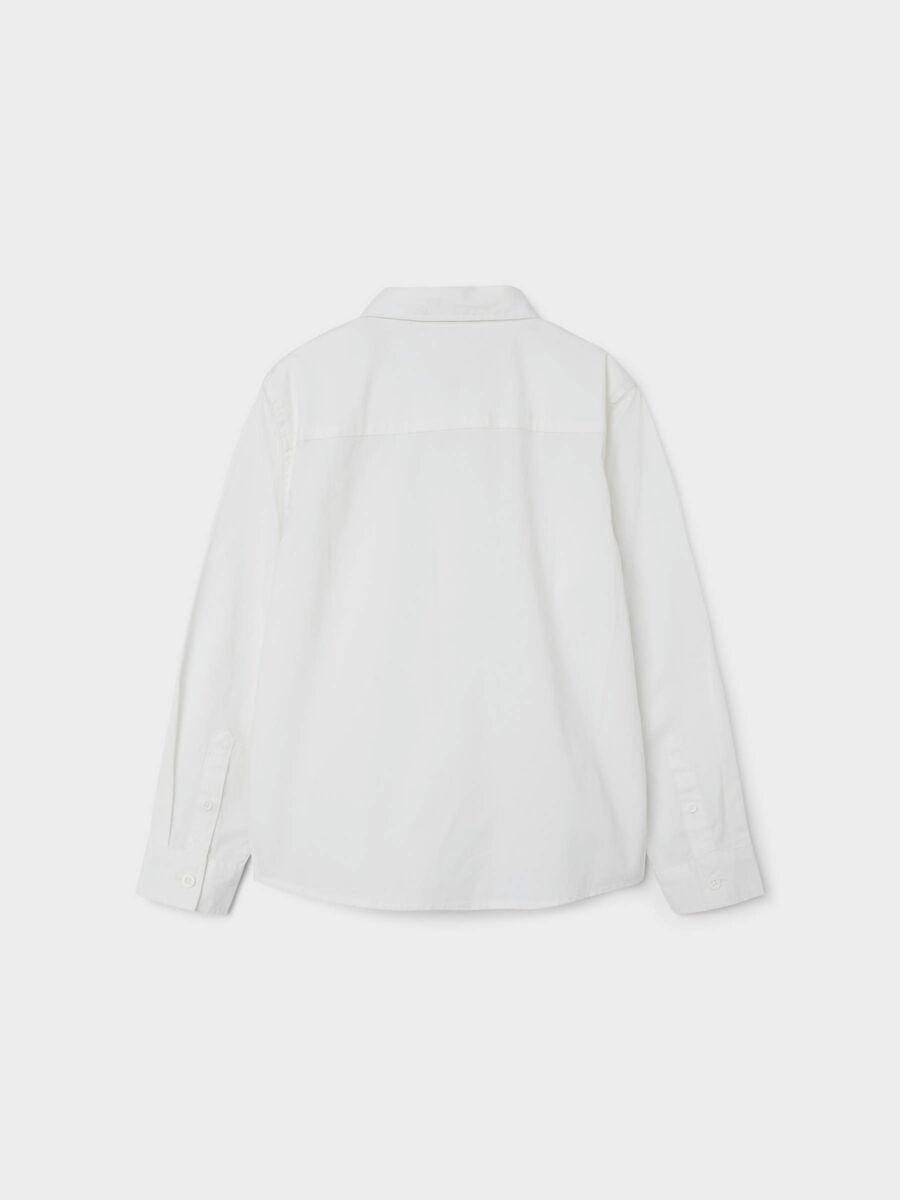 Name It kids camicia a maniche lunghe bianca