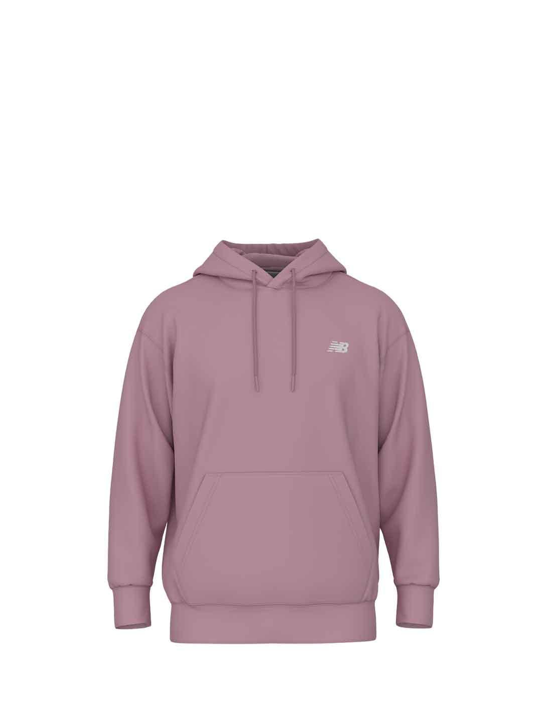 New Balance felpa bordeaux con cappuccio