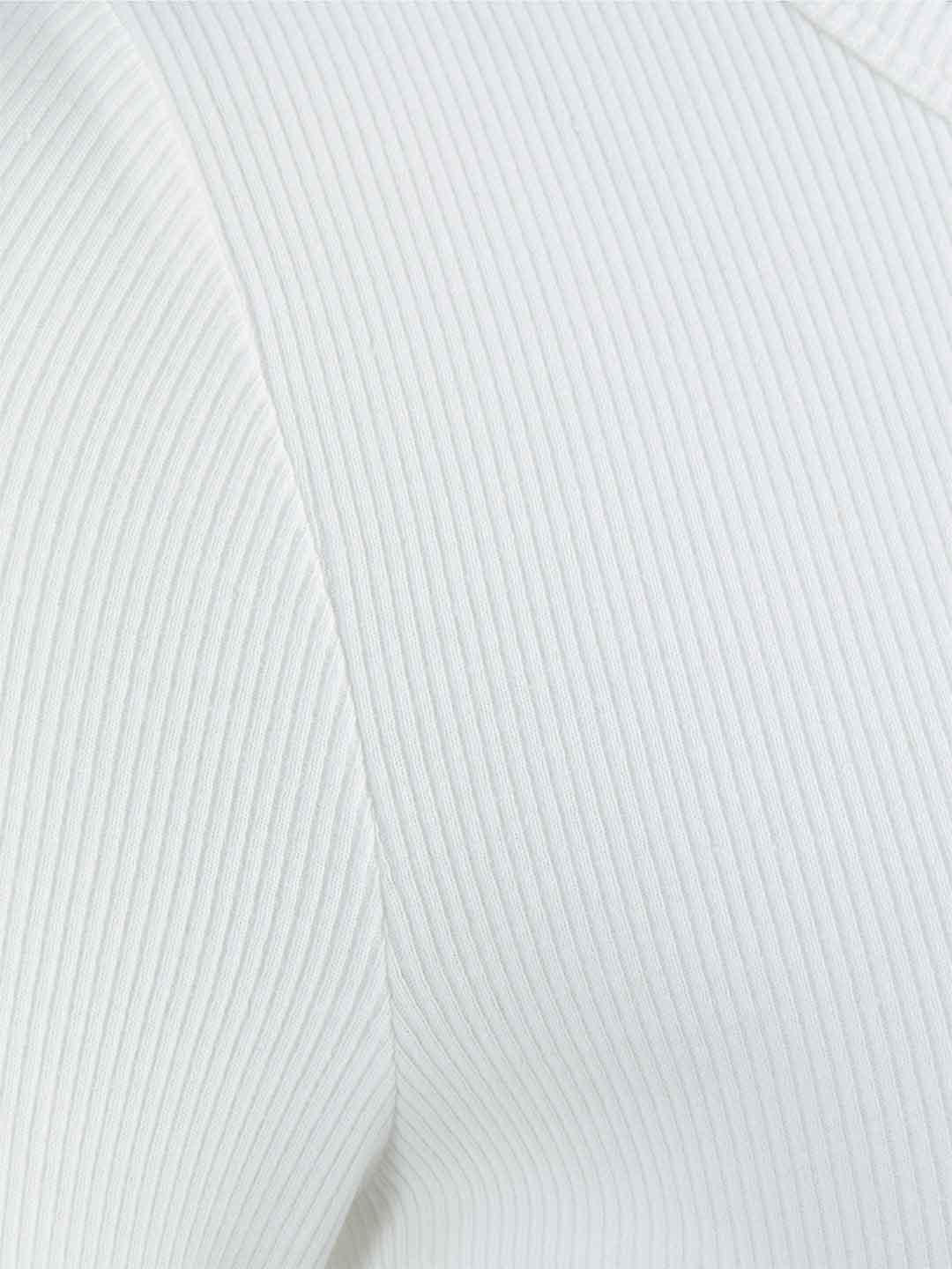 JJXX Feline t-shirt bianco manica lunga