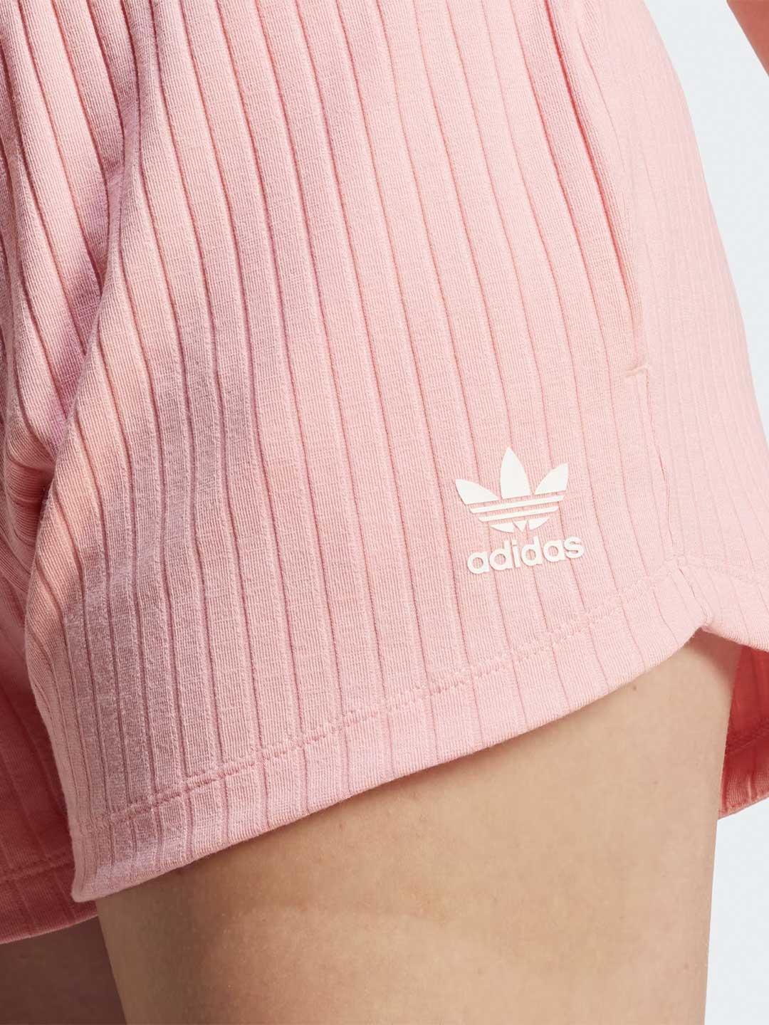 Adidas Ribbed shorts kids rosa