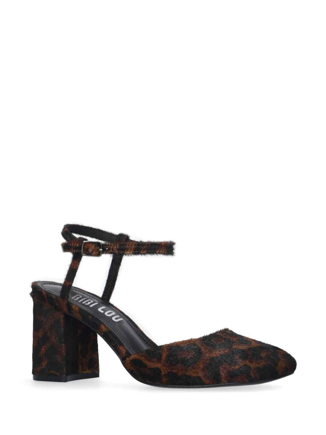 Bibi Lou Emily Pumps 80 sandalo maculato